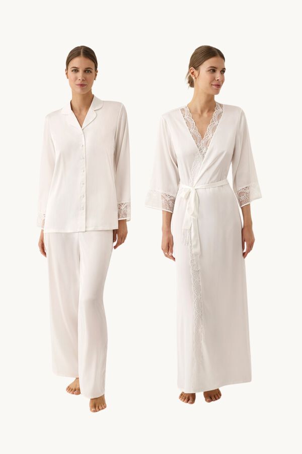 Womensecret Conjunto de pijama y bata 