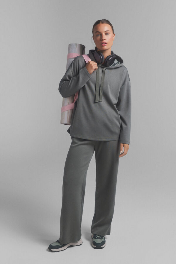 Womensecret Black, sweatshirt and pants set 