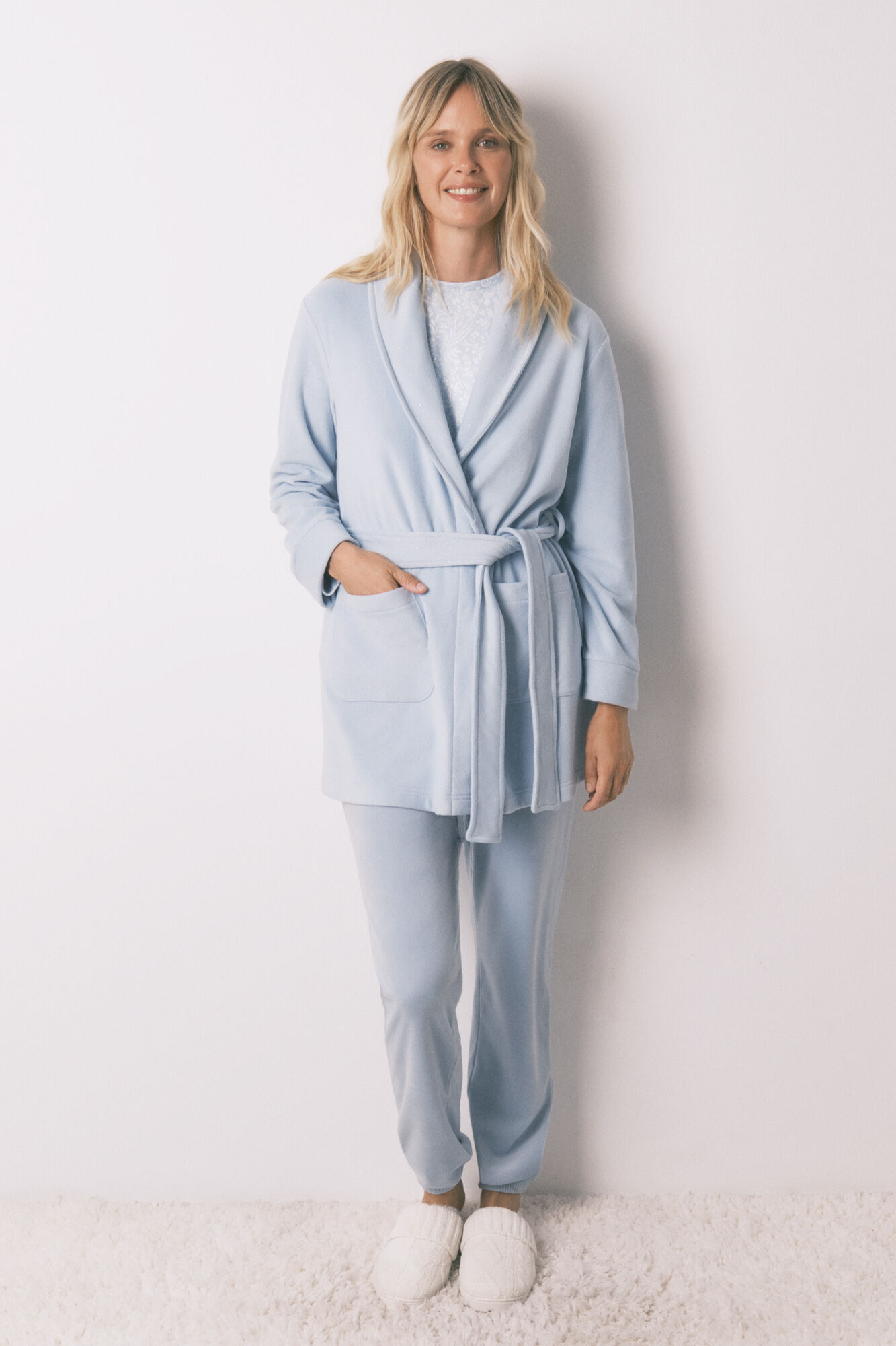 Womensecret Conjunto de bata y pijama 