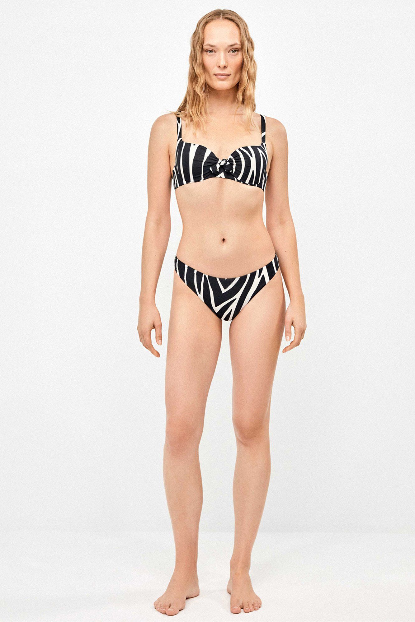Womensecret Zebra-Print und zebra-animal-print-bikinitop im Set 
