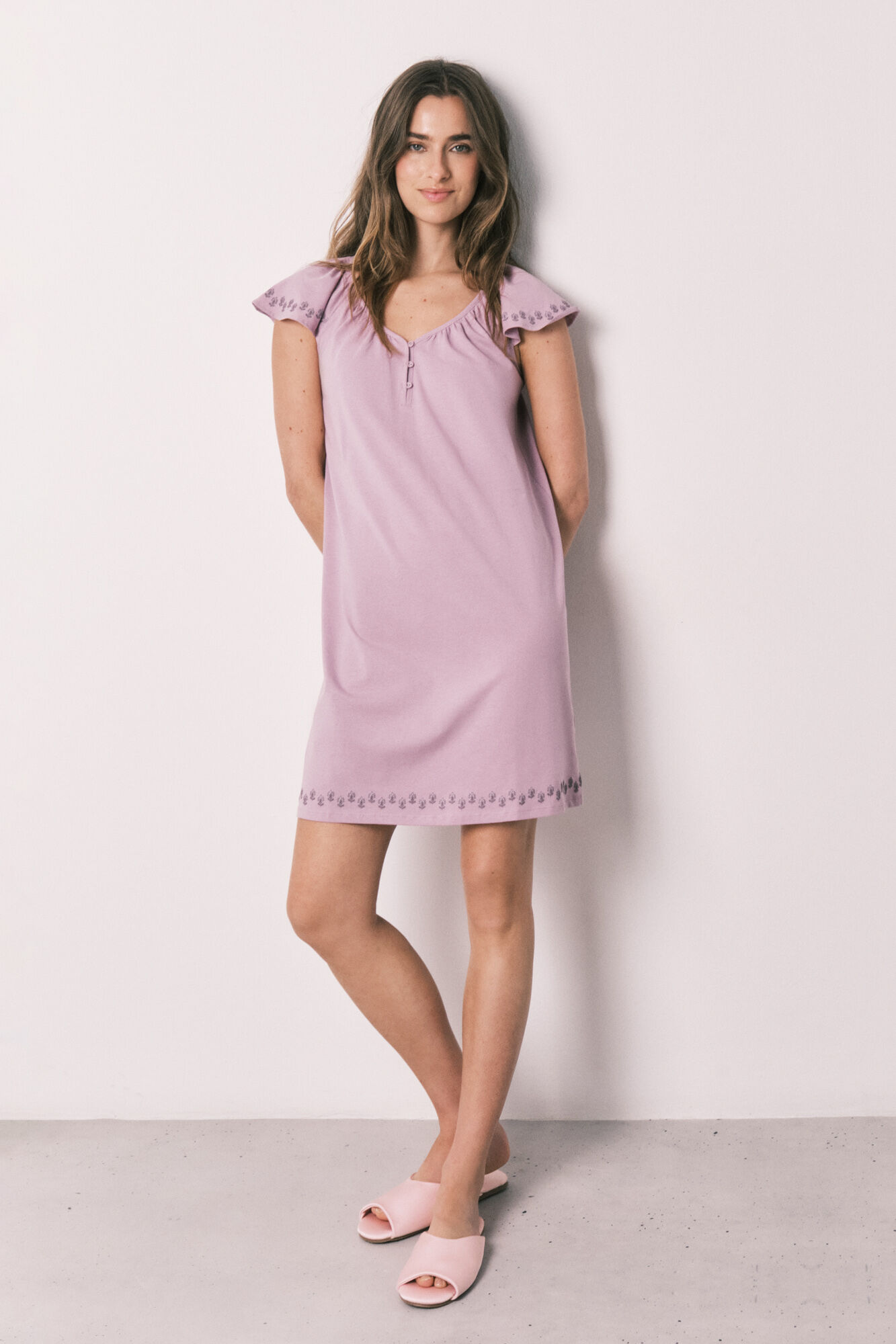 Womensecret Slippers and nightgown set 