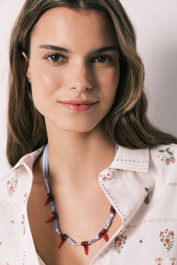 Womensecret Conjunto de camisa y collar 