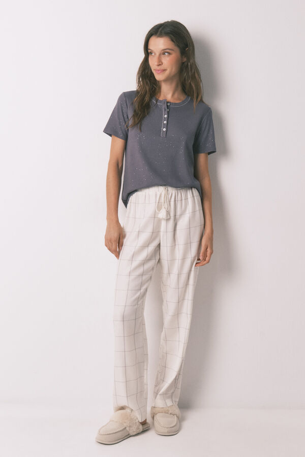 Womensecret Slippers, print and t-shirt set 