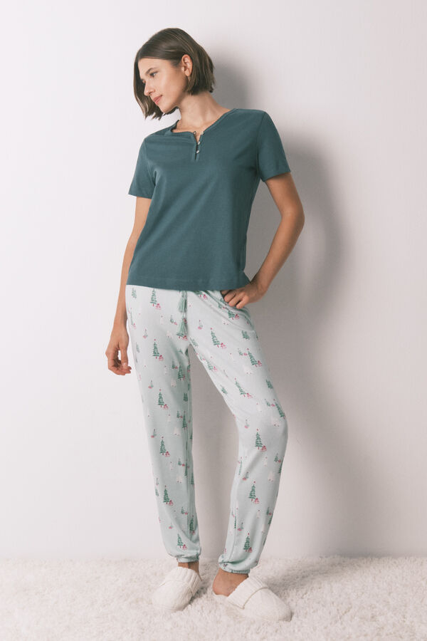 Womensecret Print and t-shirt set 