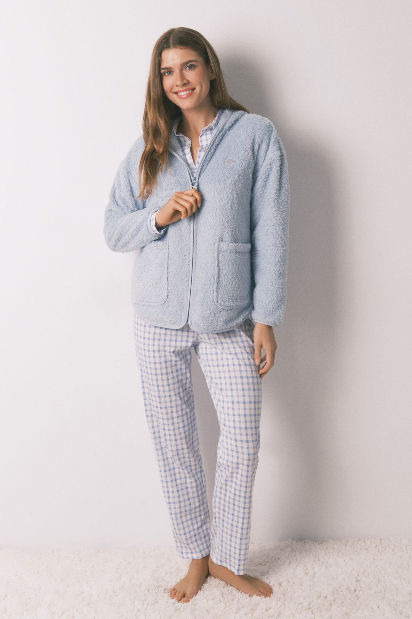 Womensecret Blaue, kurzer und langer im Set 