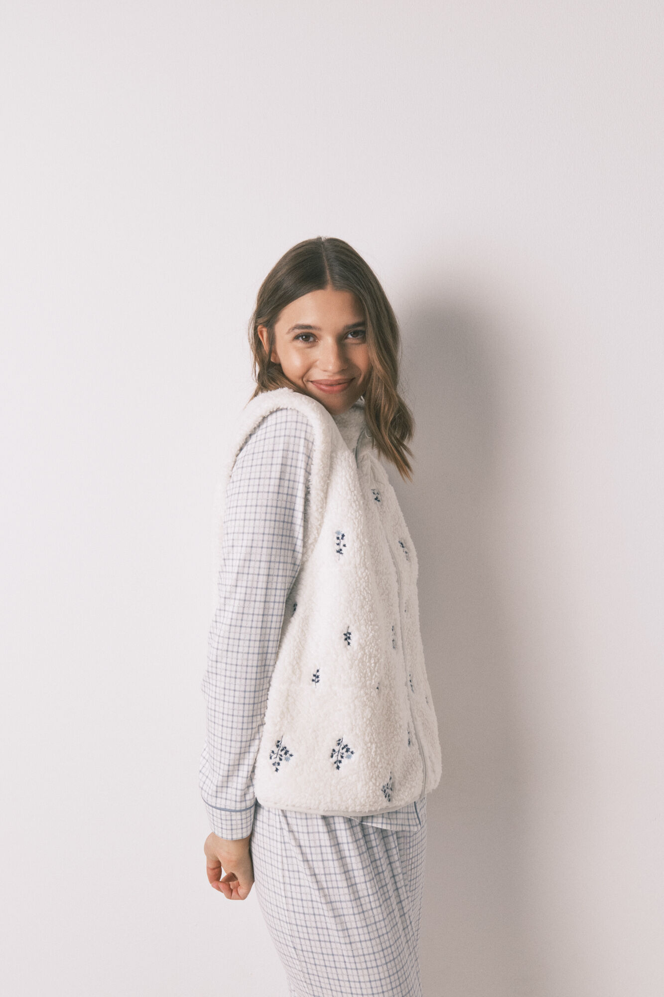 Womensecret Conjunto de colete e pijama 