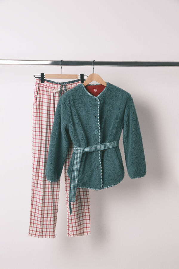 Womensecret Slippers, trouser, t-shirt and fabric set 