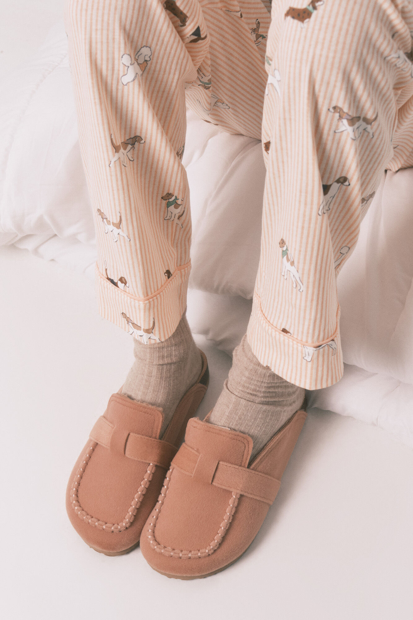 Womensecret Conjunto de sapatilhas e pijama 