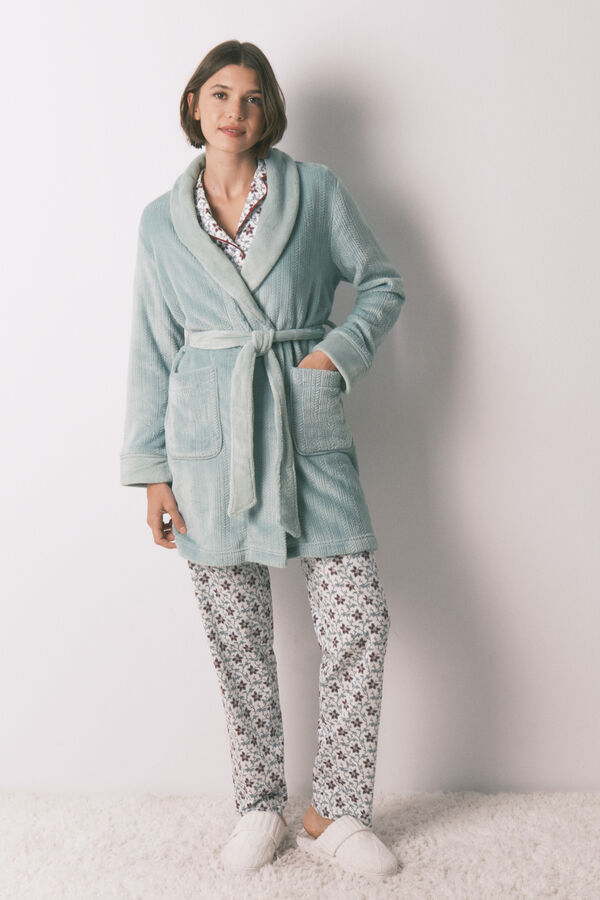 Womensecret Slippers and robe set 