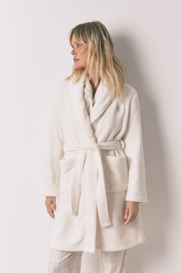 Womensecret Print and robe set 