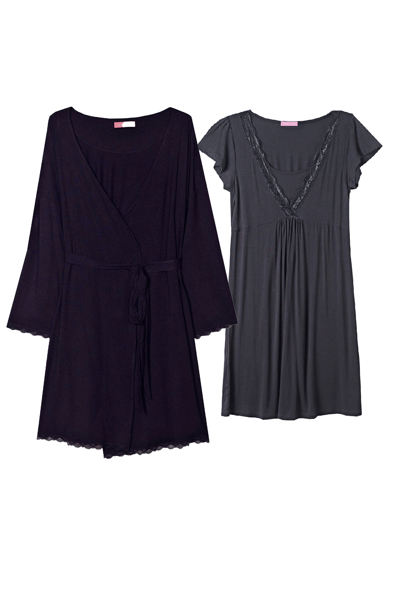 Womensecret Conjunto de bata y camis&oacute;n 