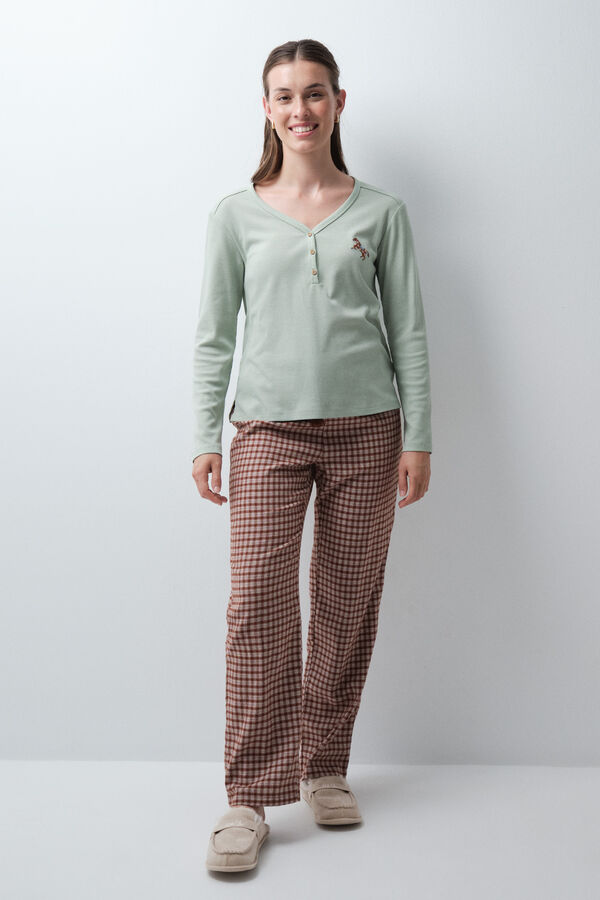 Womensecret Conjunto de pantal&oacute;n y pantal&oacute;n 
