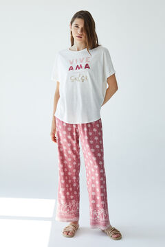 Womensecret Short-sleeved t-shirt and long trousers set. 