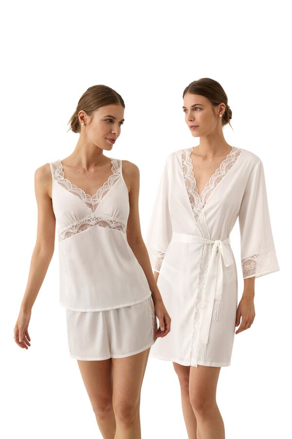 Womensecret Conjunto de bata y pijama 