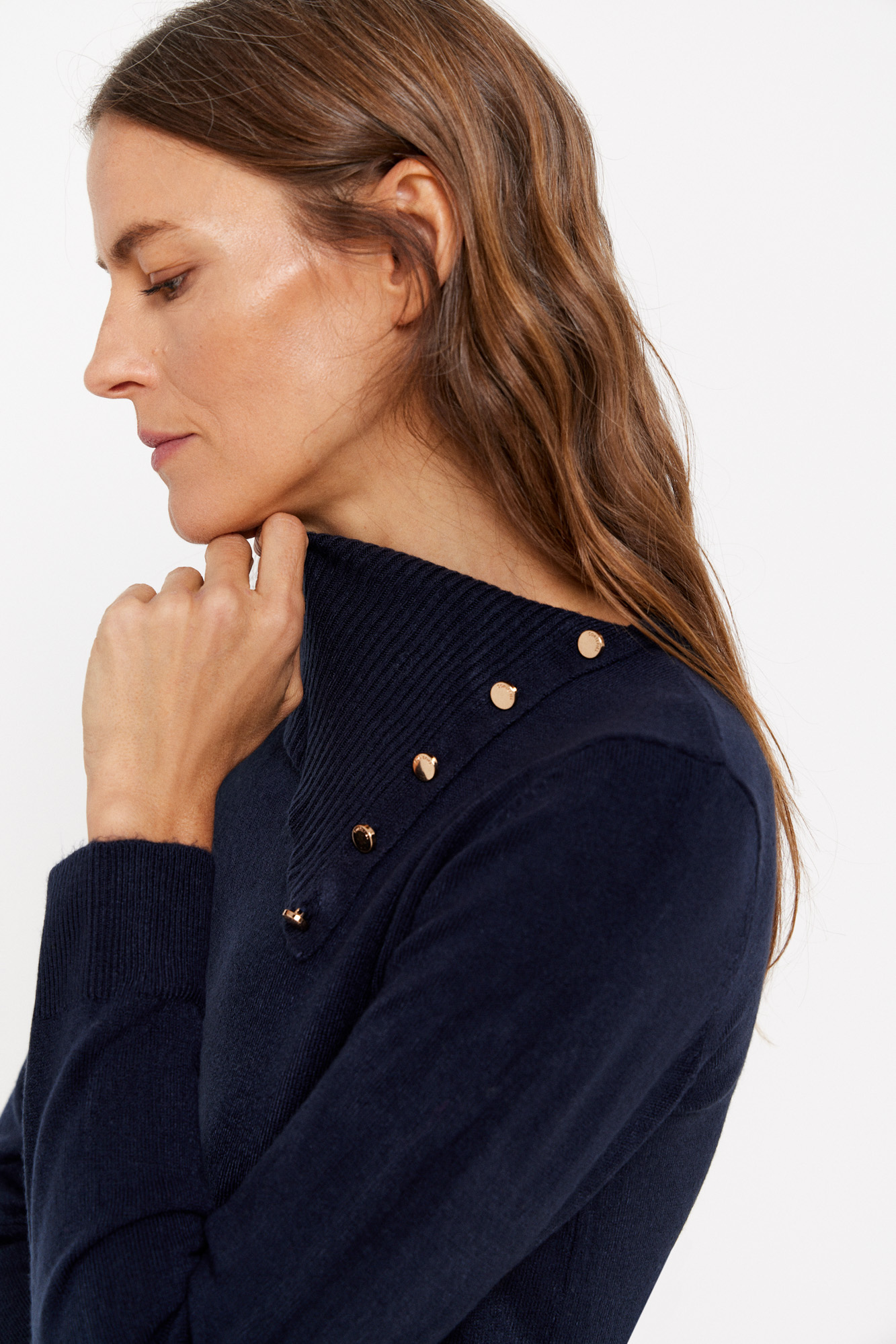 Jersey cuello vuelto | Jerséis de mujer | WomenSecret