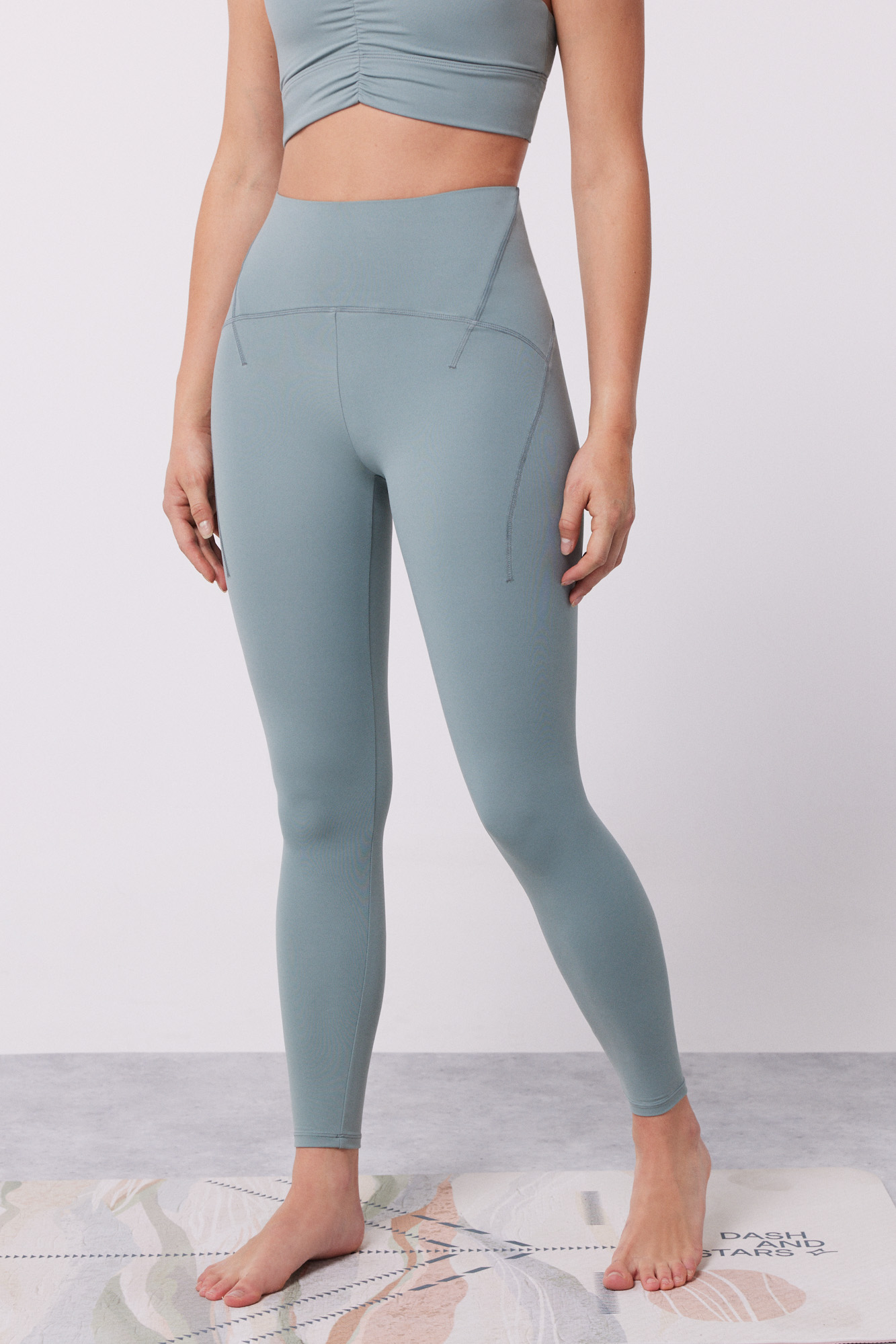 Leggings verde Soft Move, Pantalones de mujer