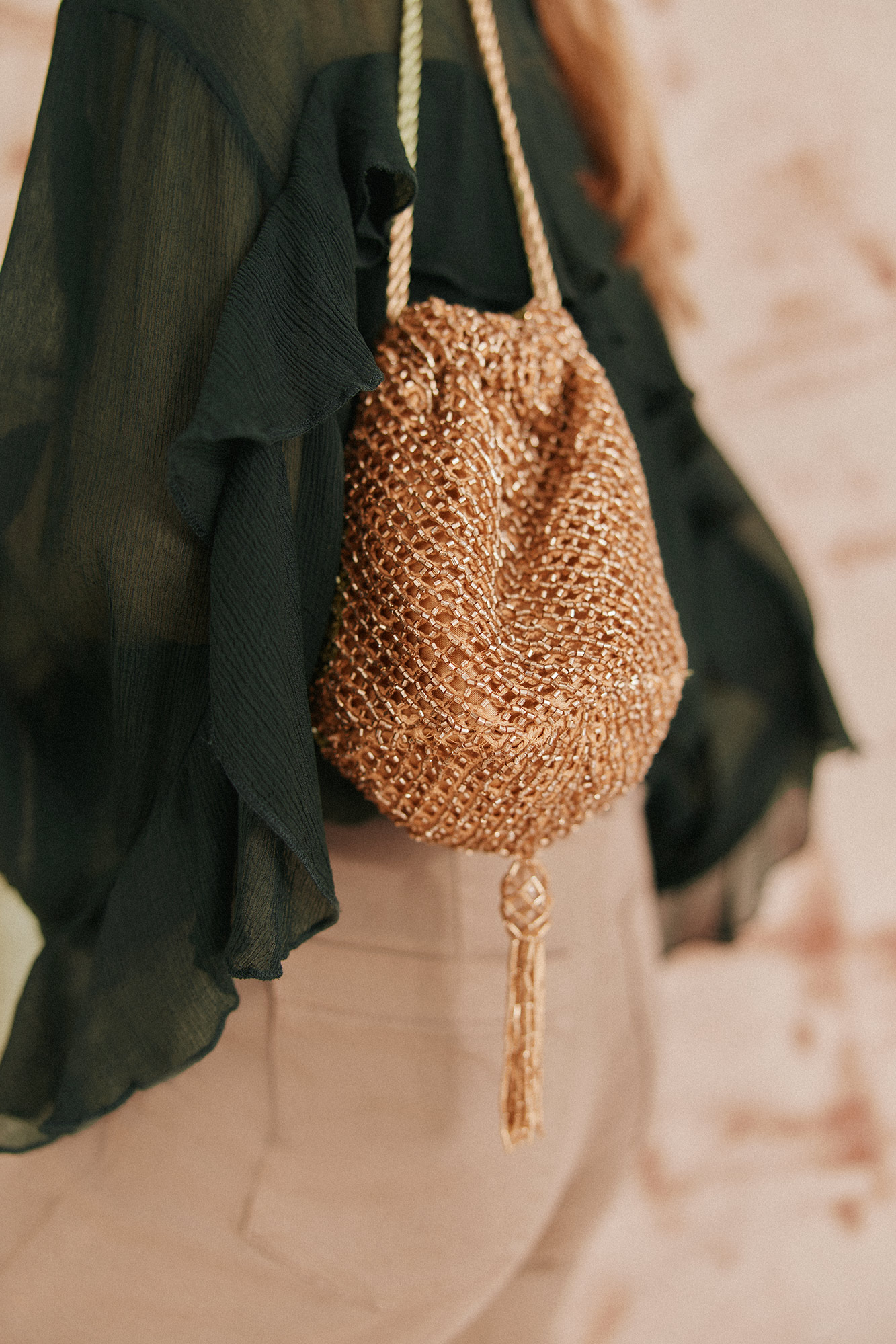 Beaded Bucket Bag Bags WomenSecret - Main Image