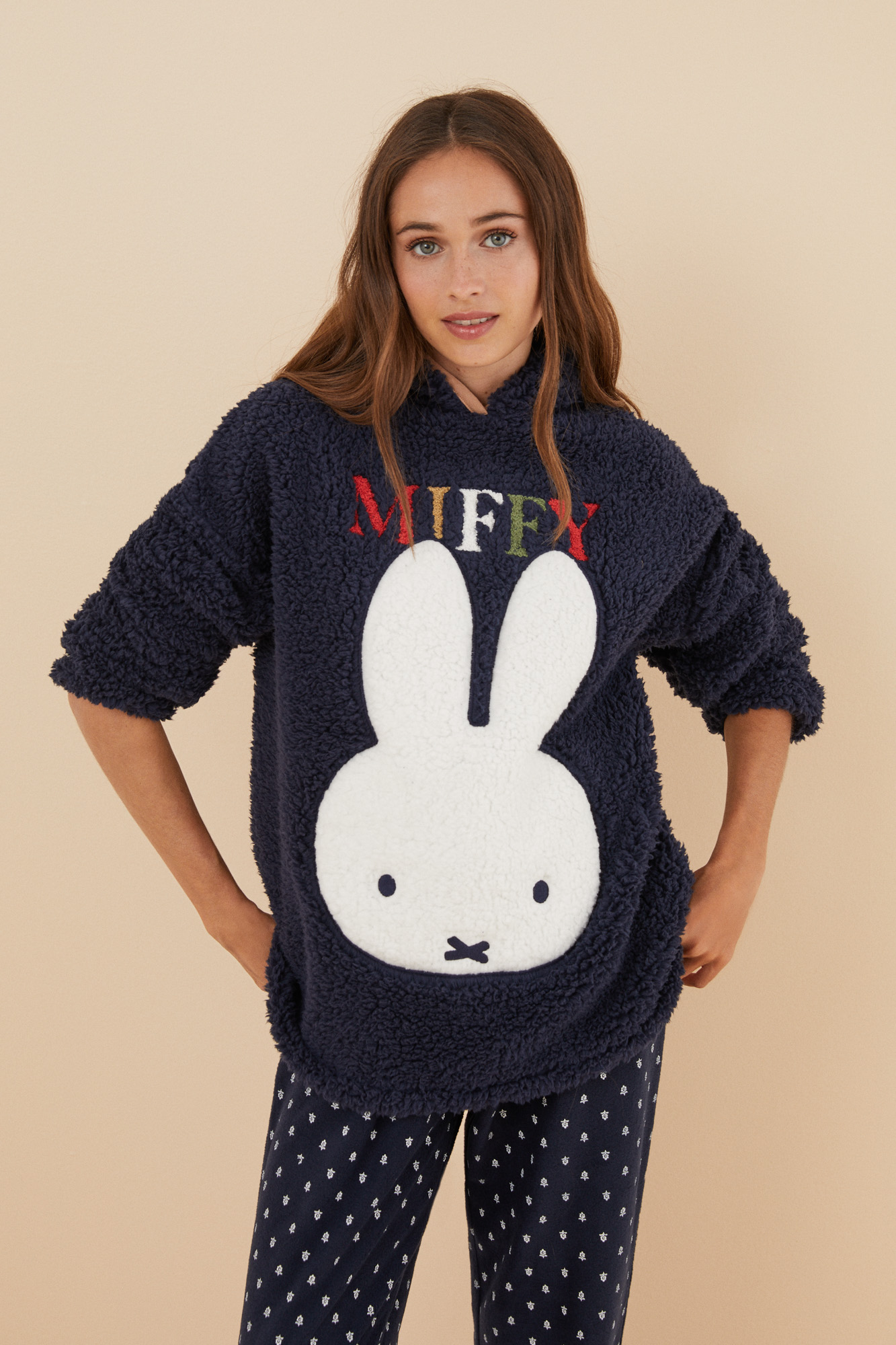 Pijama polar Miffy azul | Ropa de dormir de mujer y homewear | WomenSecret