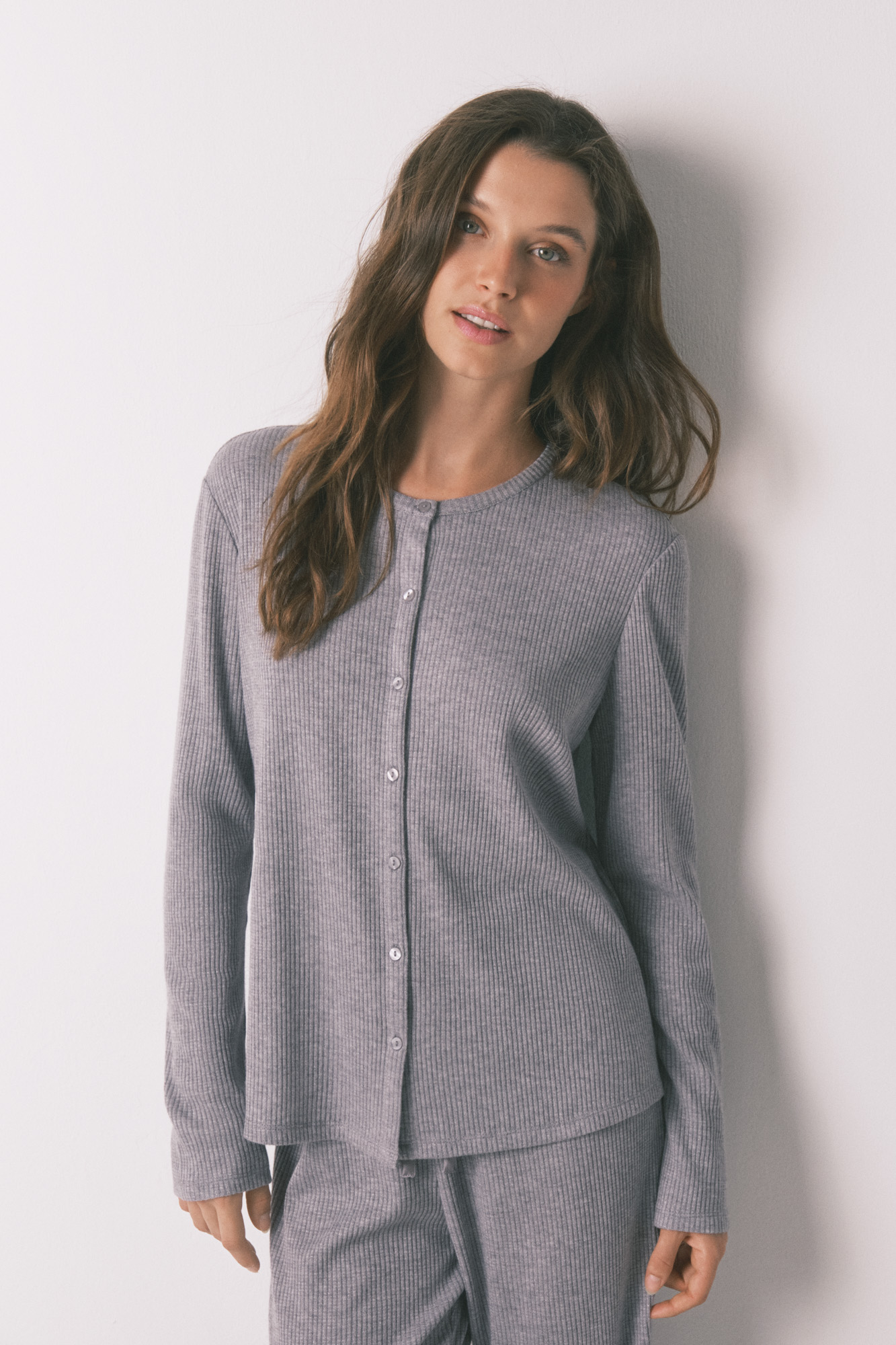 Women'secret Daily Stripes - Pigiama Lungo Donna A Righe, Colore Verde, Morbido E Confortevole, Taglia XS - 4
