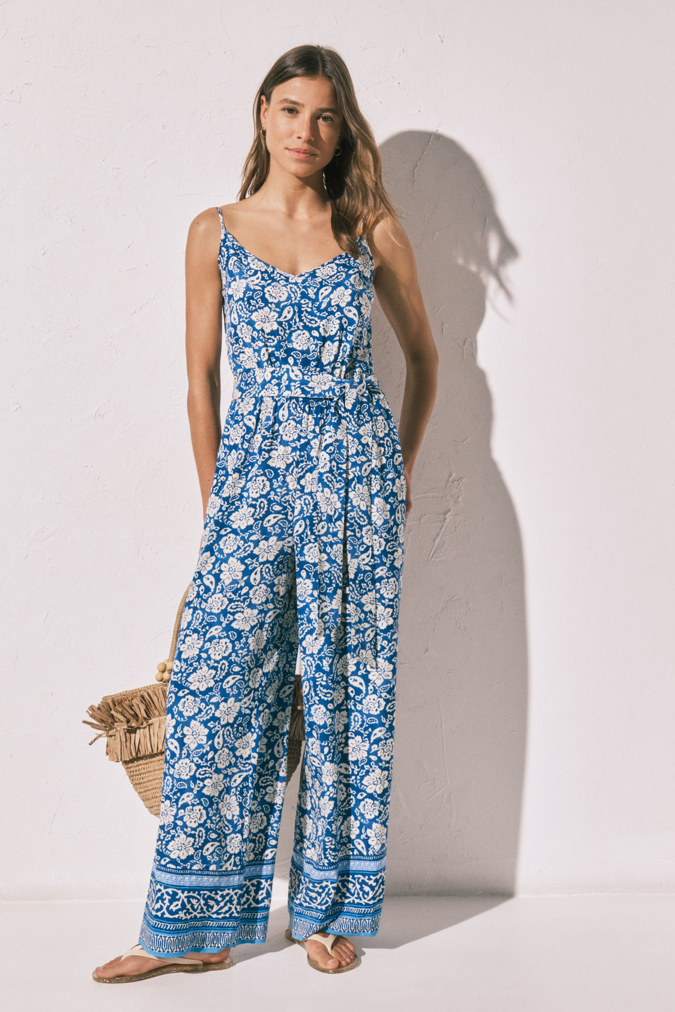 Women'secret Mono largo tirantes estampado boho
