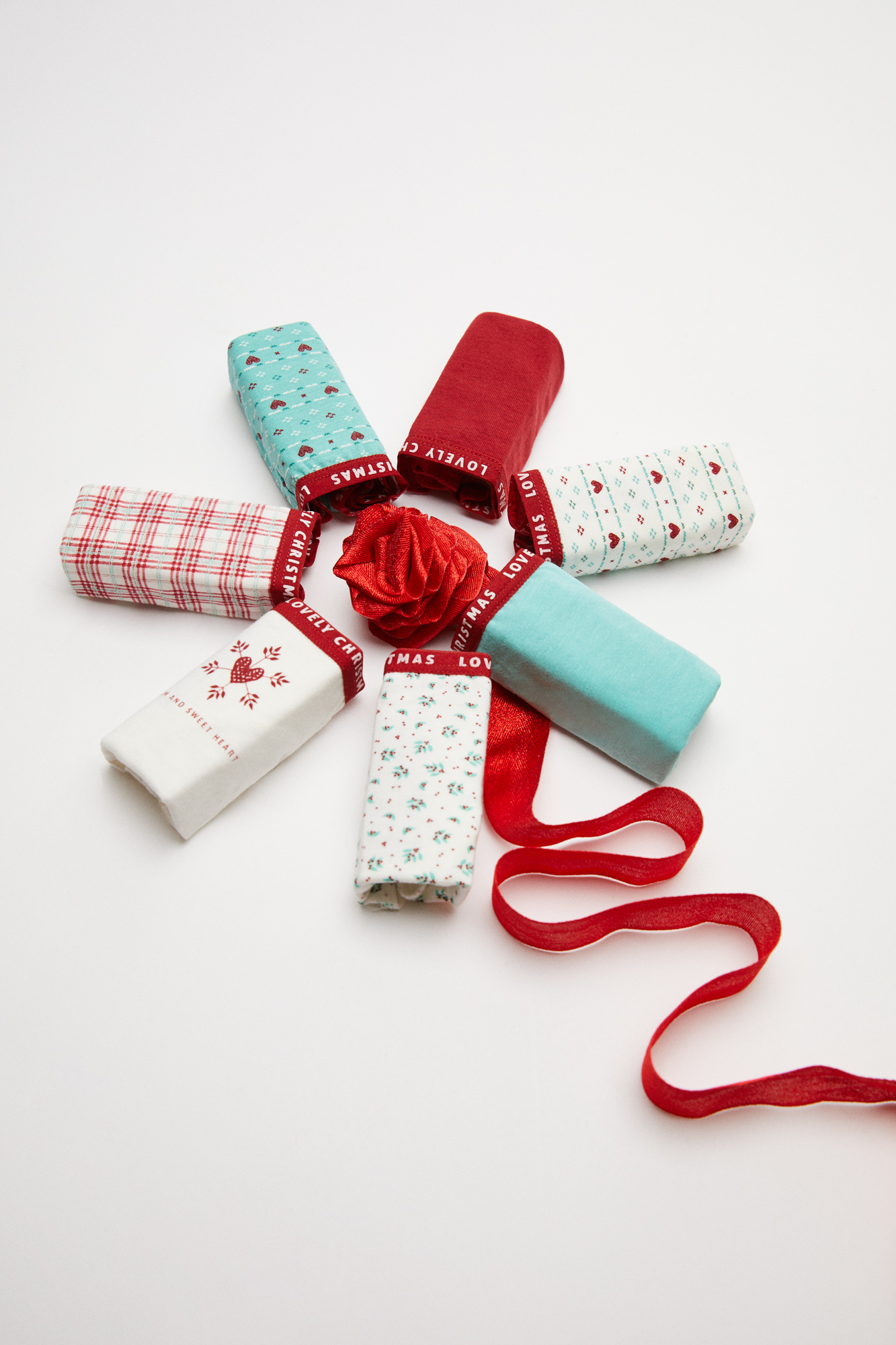 Pack 7 braguitas tanga algodón navideño | Tangas | Women'secret