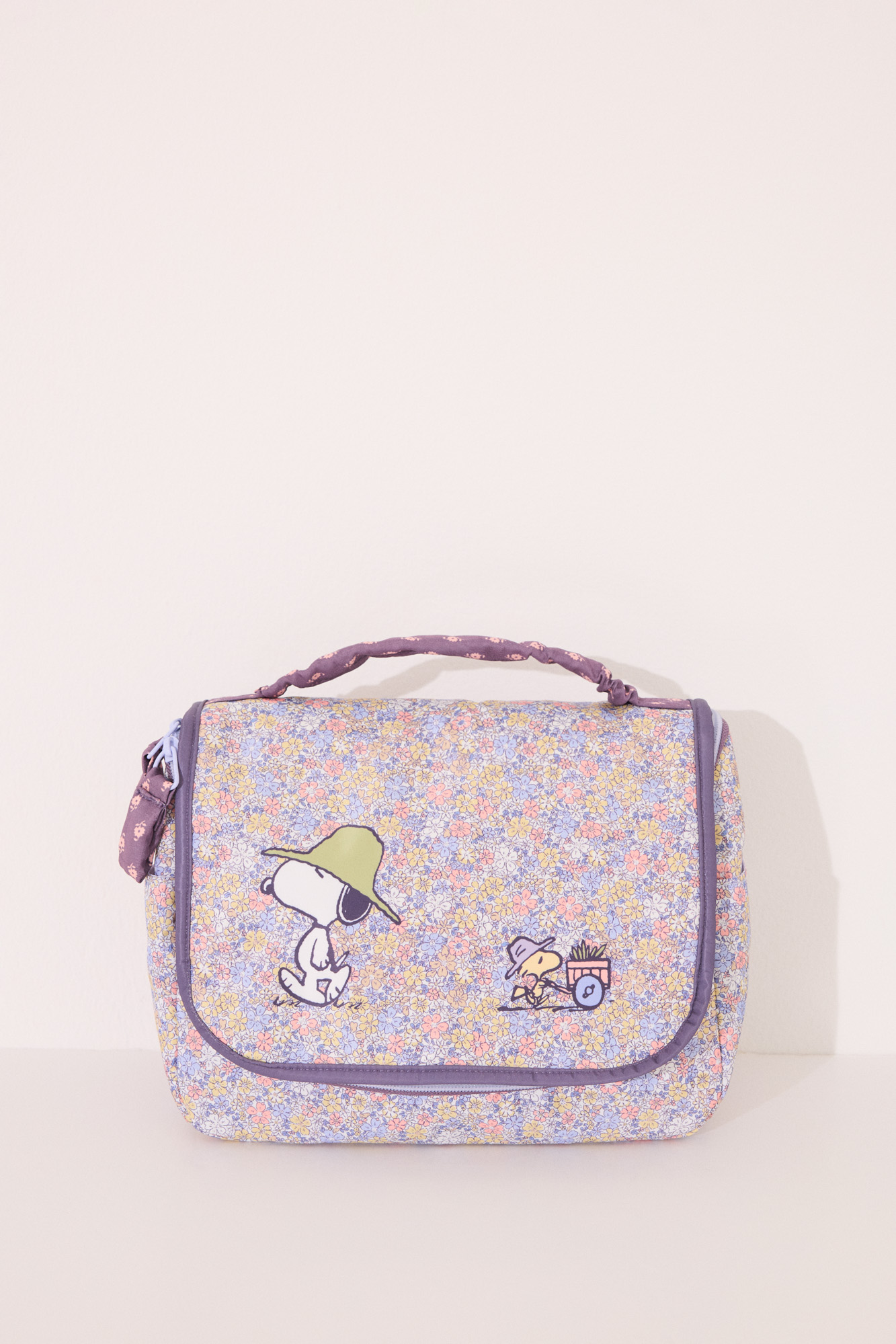 Neceser grande nylon flores Snoopy Neceseres de mujer WomenSecret