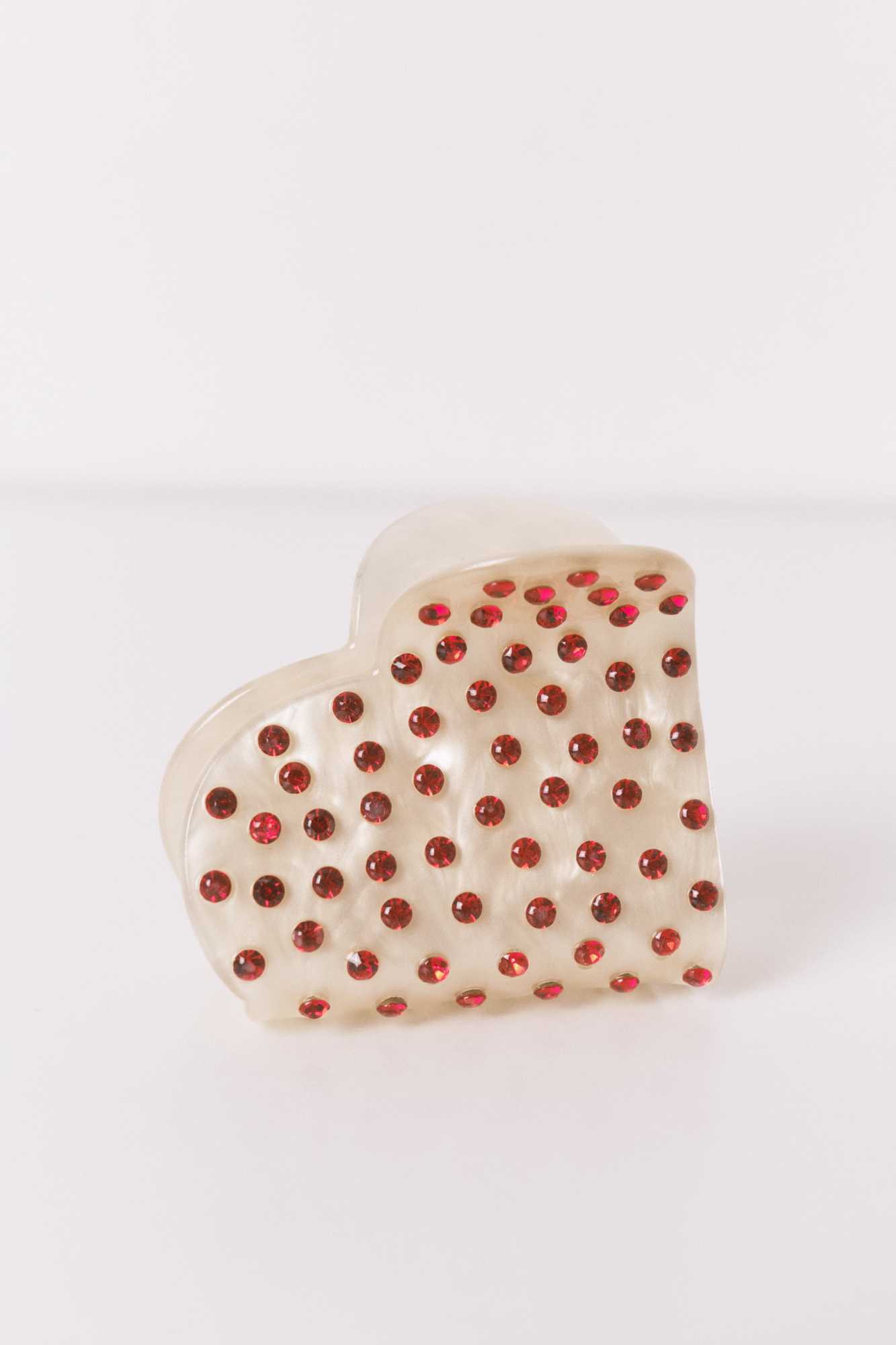 Pinza corazón strass