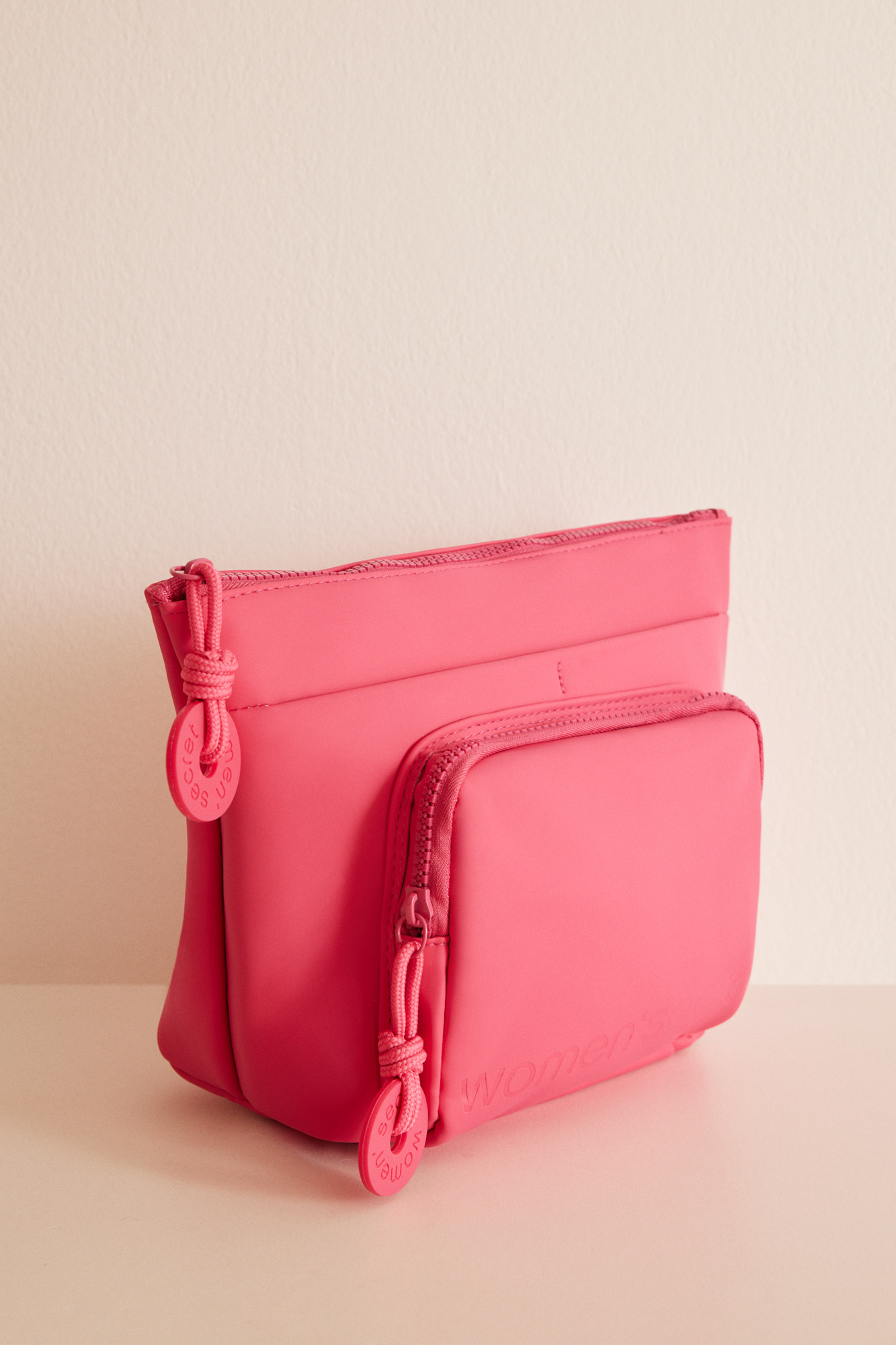 Pink Neceser Grande Woman Secret Leather Neceser Woman Secret