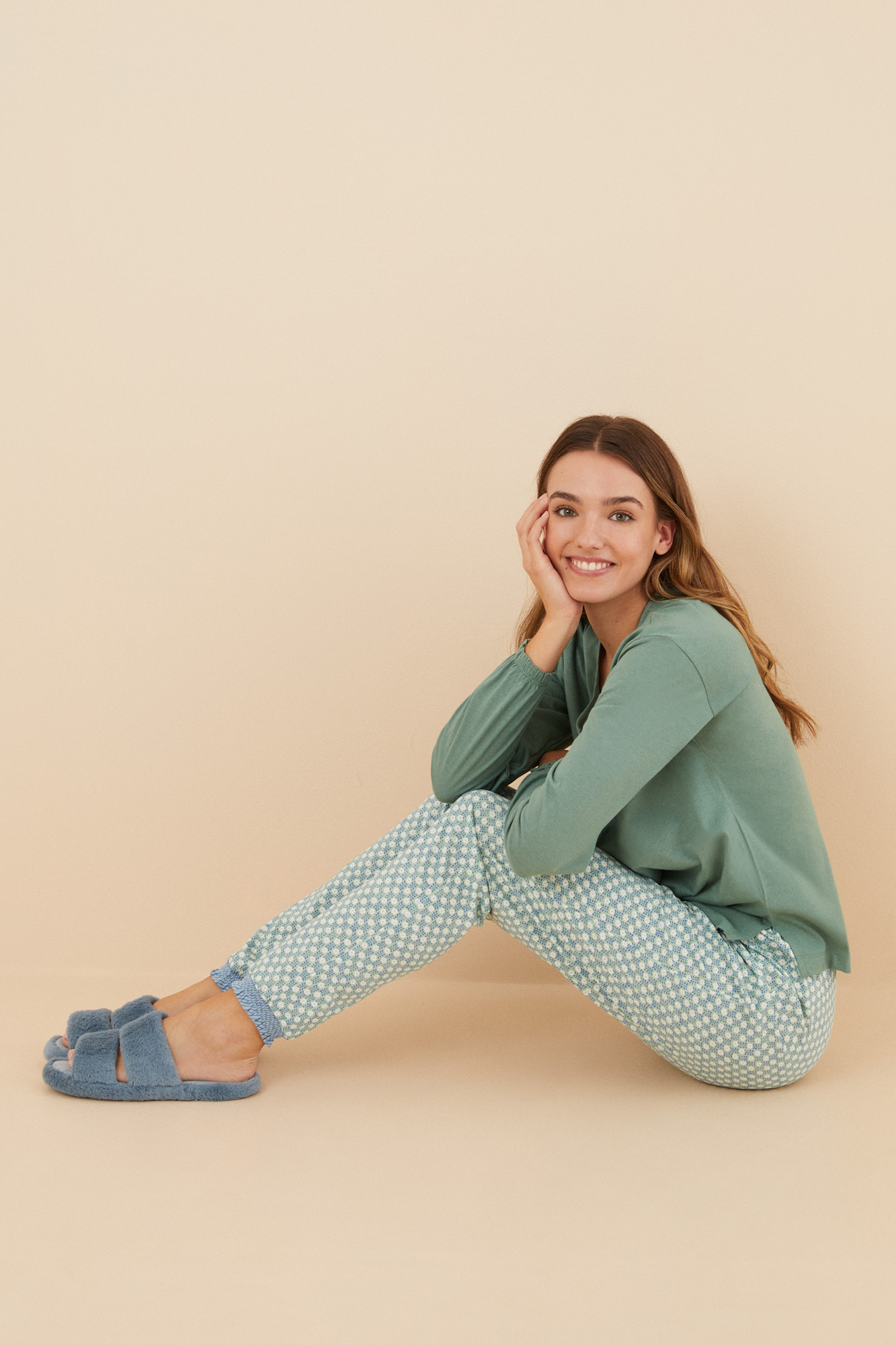 Pijama 100% algodón verde | Ropa de dormir de mujer y homewear | WomenSecret
