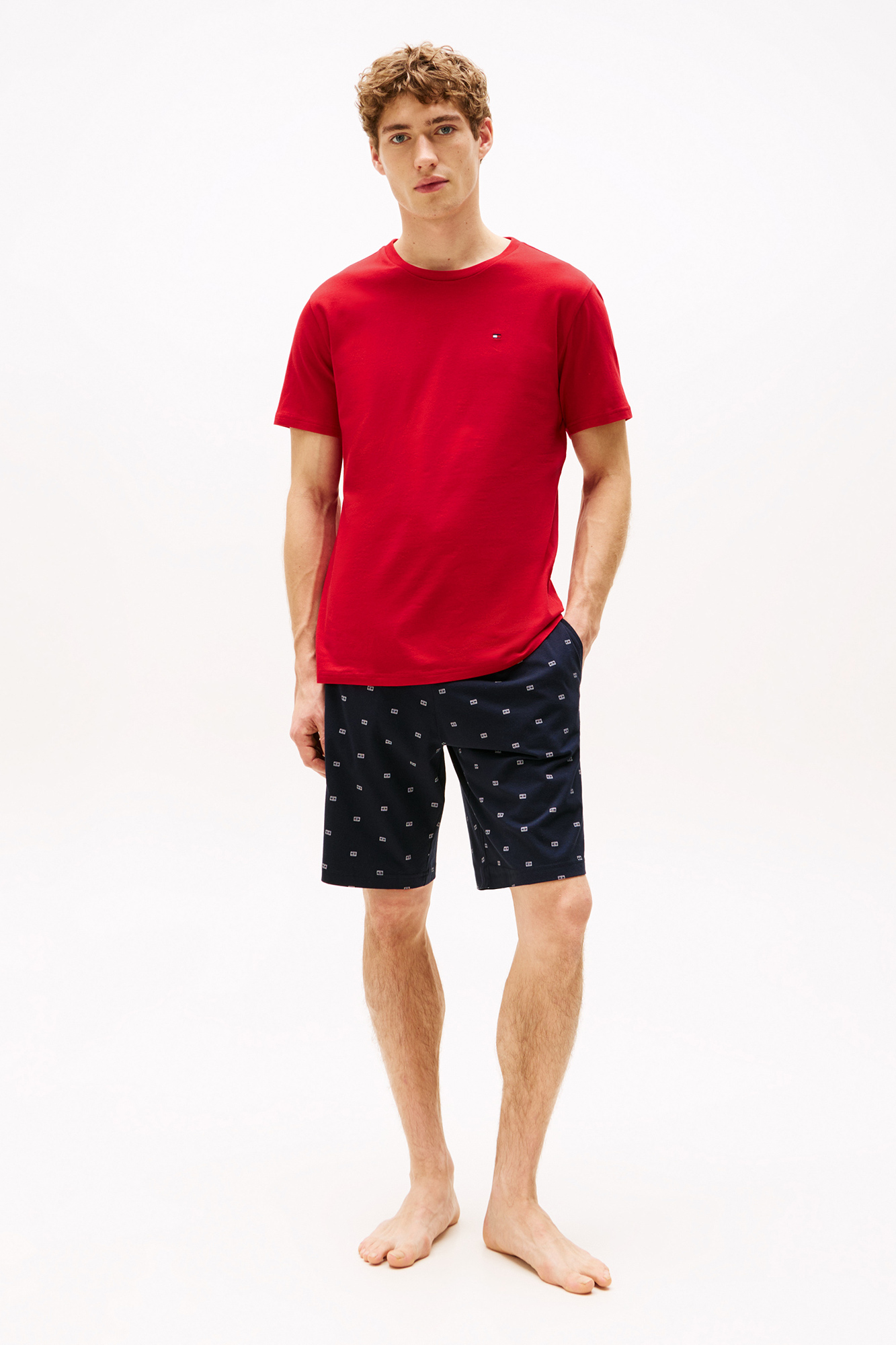 Conjunto De Pijama De Algodón Para Mujer Y Hombre, Ropa De Dormir Con Dibujos Animados Top Pantalo Estilo Azteca