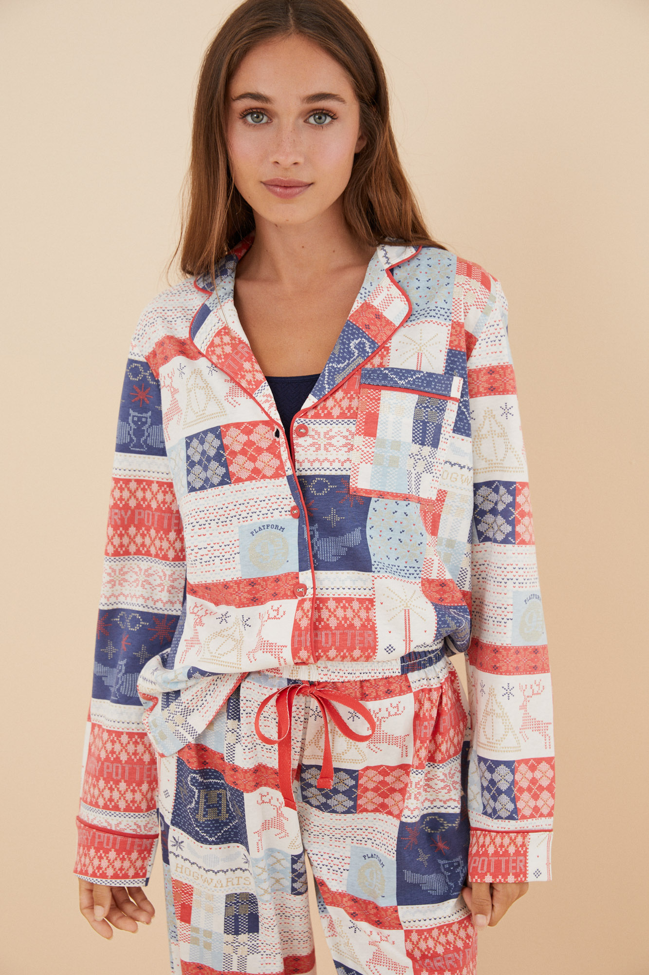 Pijama camisero 100% algodón Harry Potter | Ropa de dormir de mujer y homewear | WomenSecret