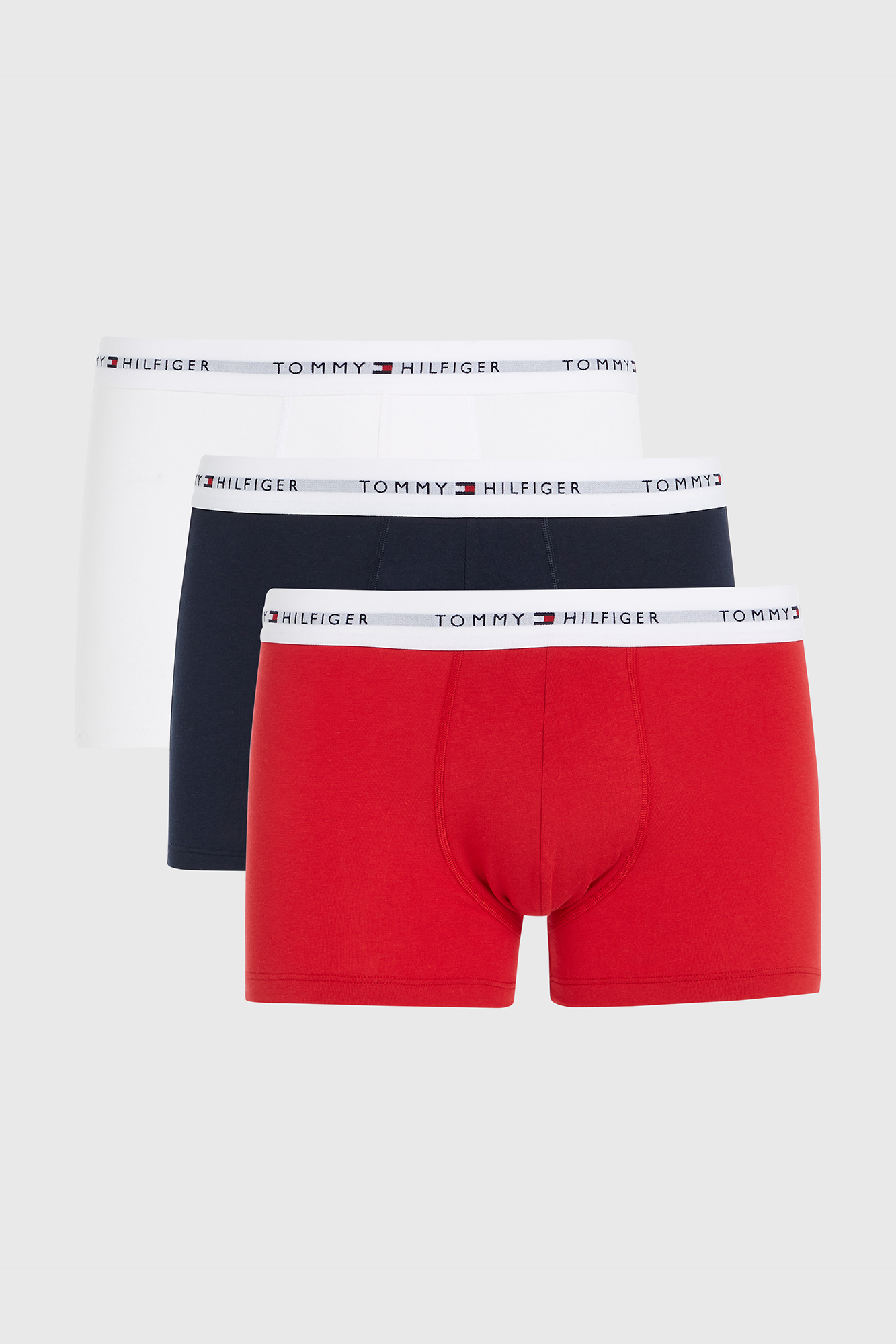 Tommy Hilfiger Underwear Tanga em Vermelho, Preto, Branco