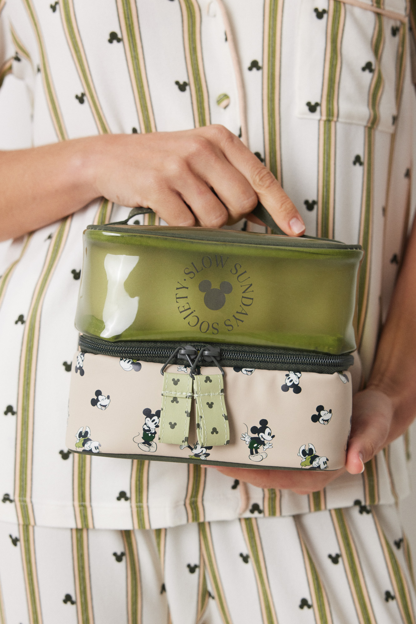 Neceser Mickey doble compartimento