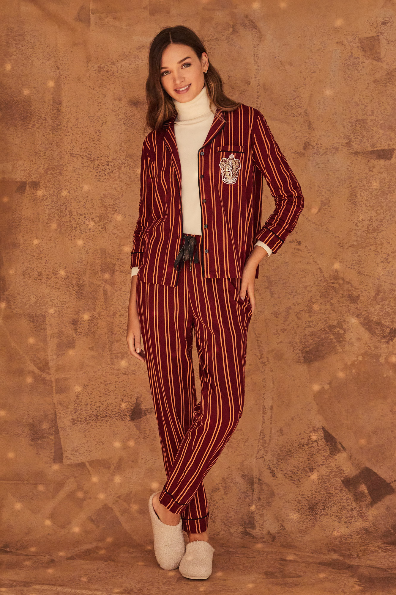 Pijama camisero Gryffindor 100% algodón | Pijamas largos | Women'secret
