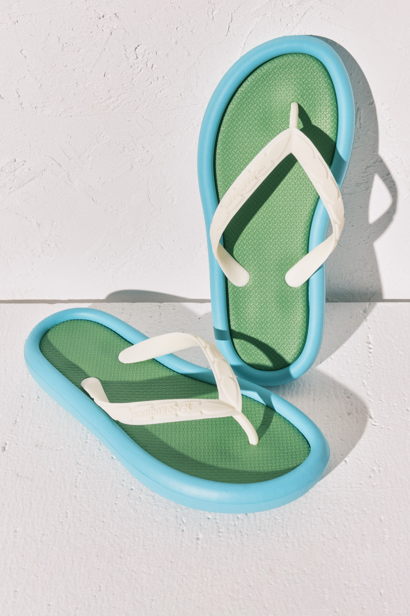 Women'secret Chanclas efecto bloques color