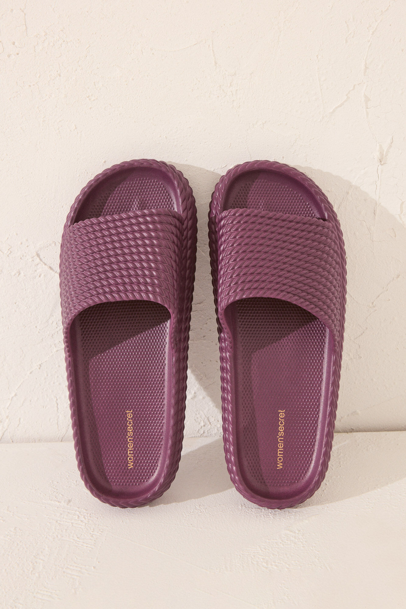 Sandale rose  semelle plateforme en EVA | Sandales pour femme ...