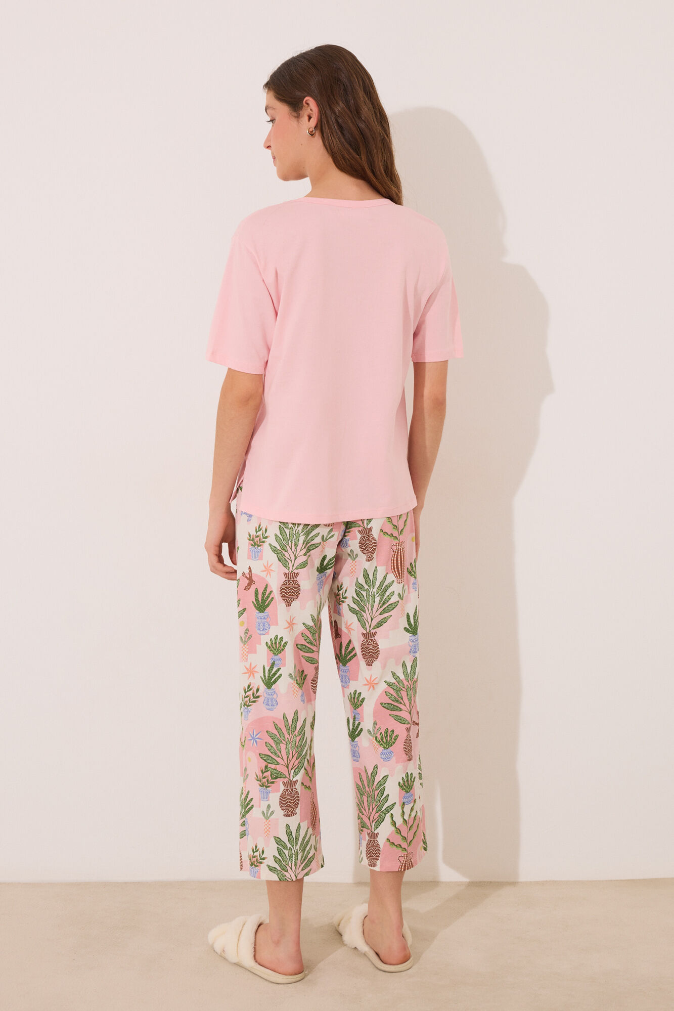 Conjunto Pijama Pijama Largo Mujer Oysho Oysho Pijamas Algodon