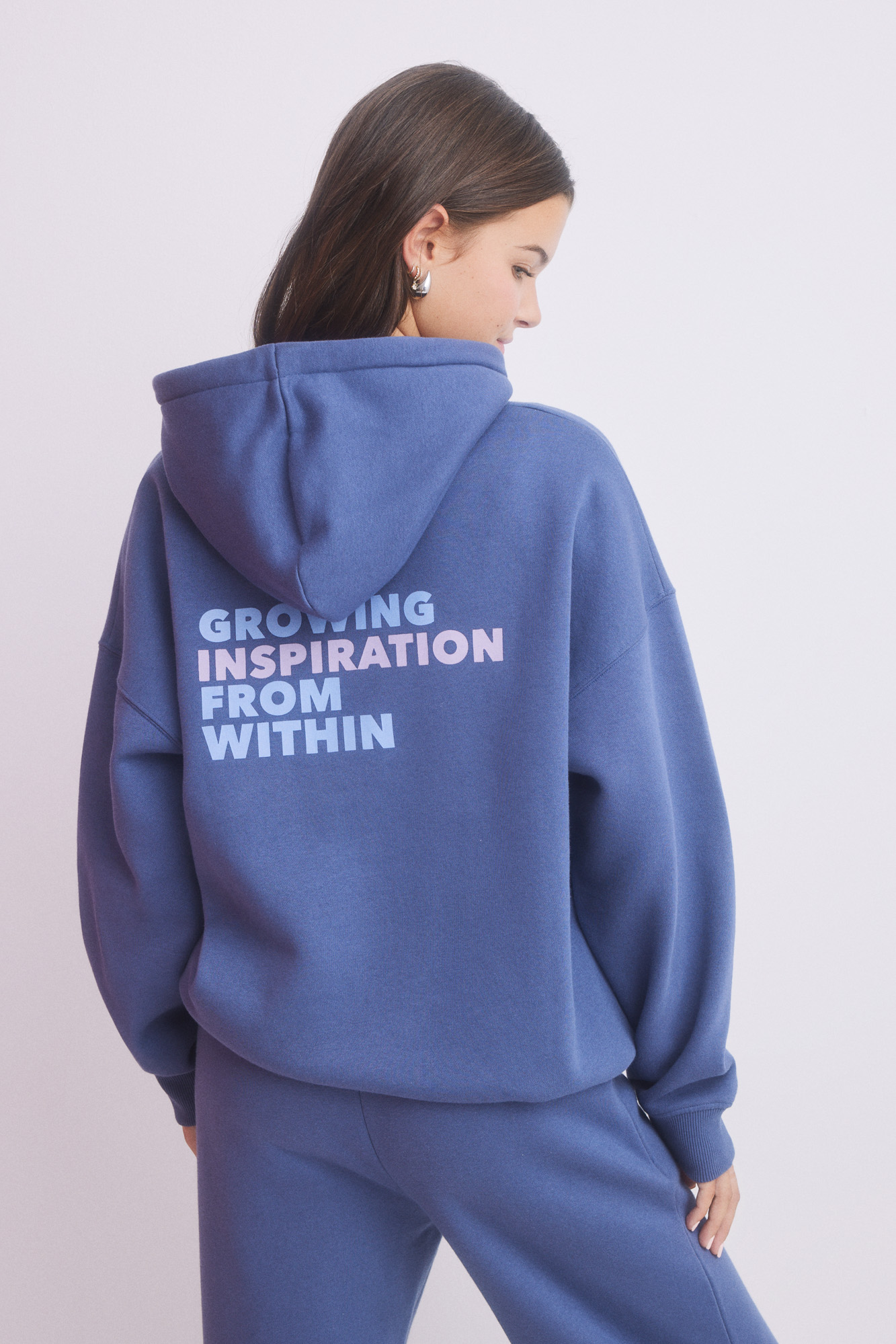 Sudadera Con Capucha Primark Essential Zip-Through Para Mujer Azul  Oscuro, Básica Perfecta