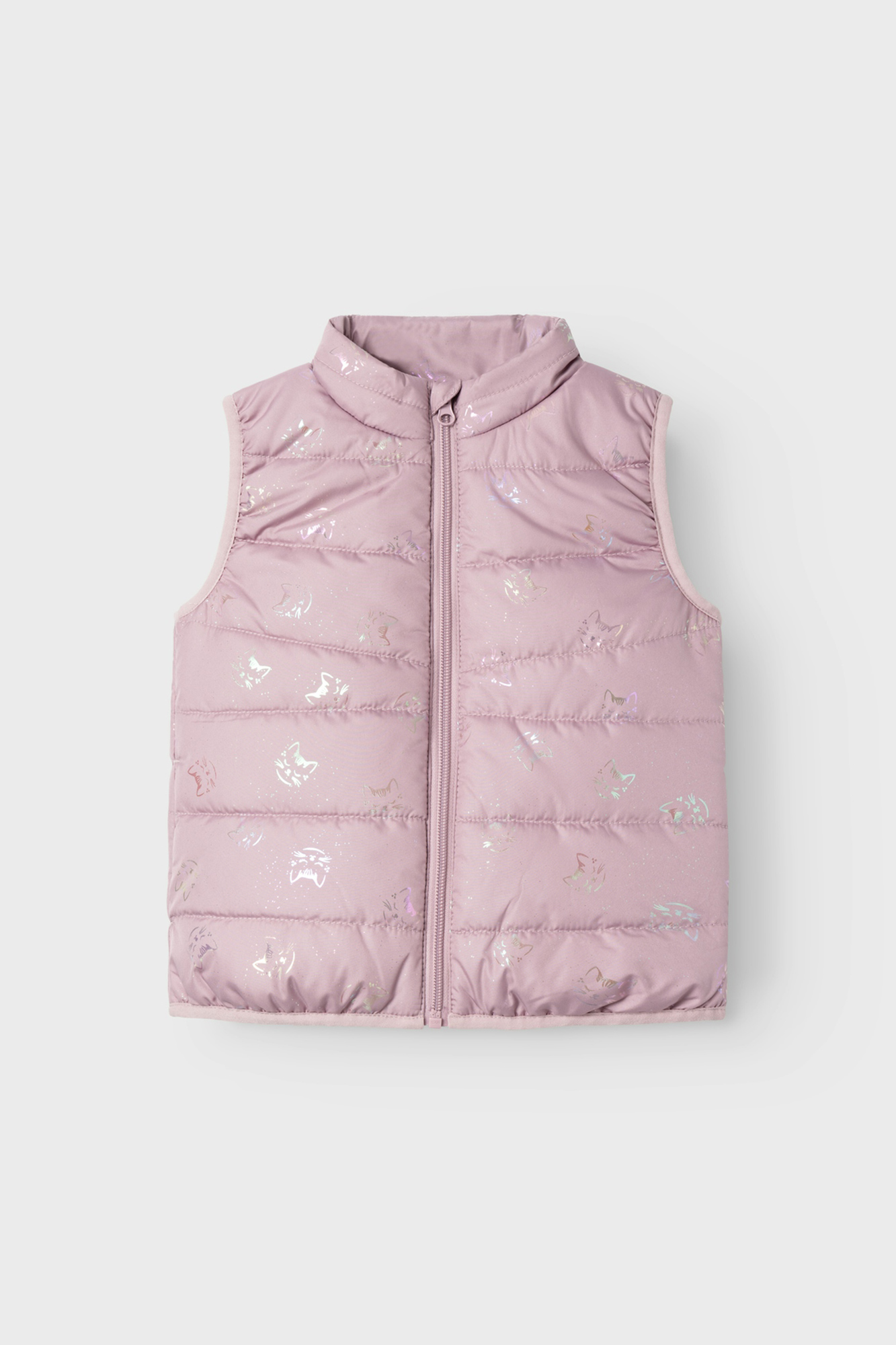 Chaleco acolchado gatitos niña Chaquetas de niña WomenSecret - Main Image