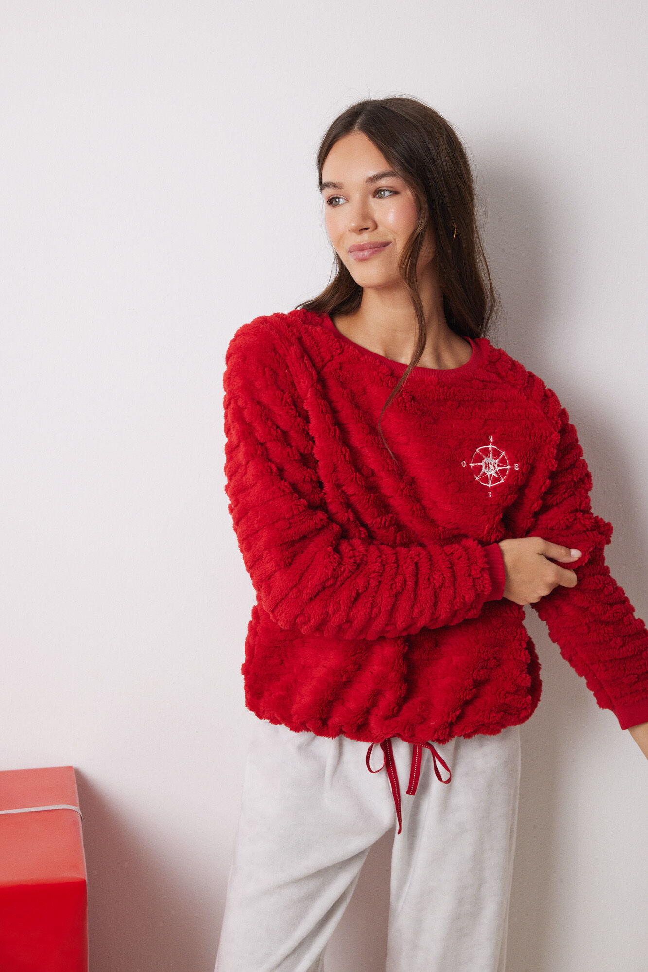 Pijama largo pelo y polar fleece