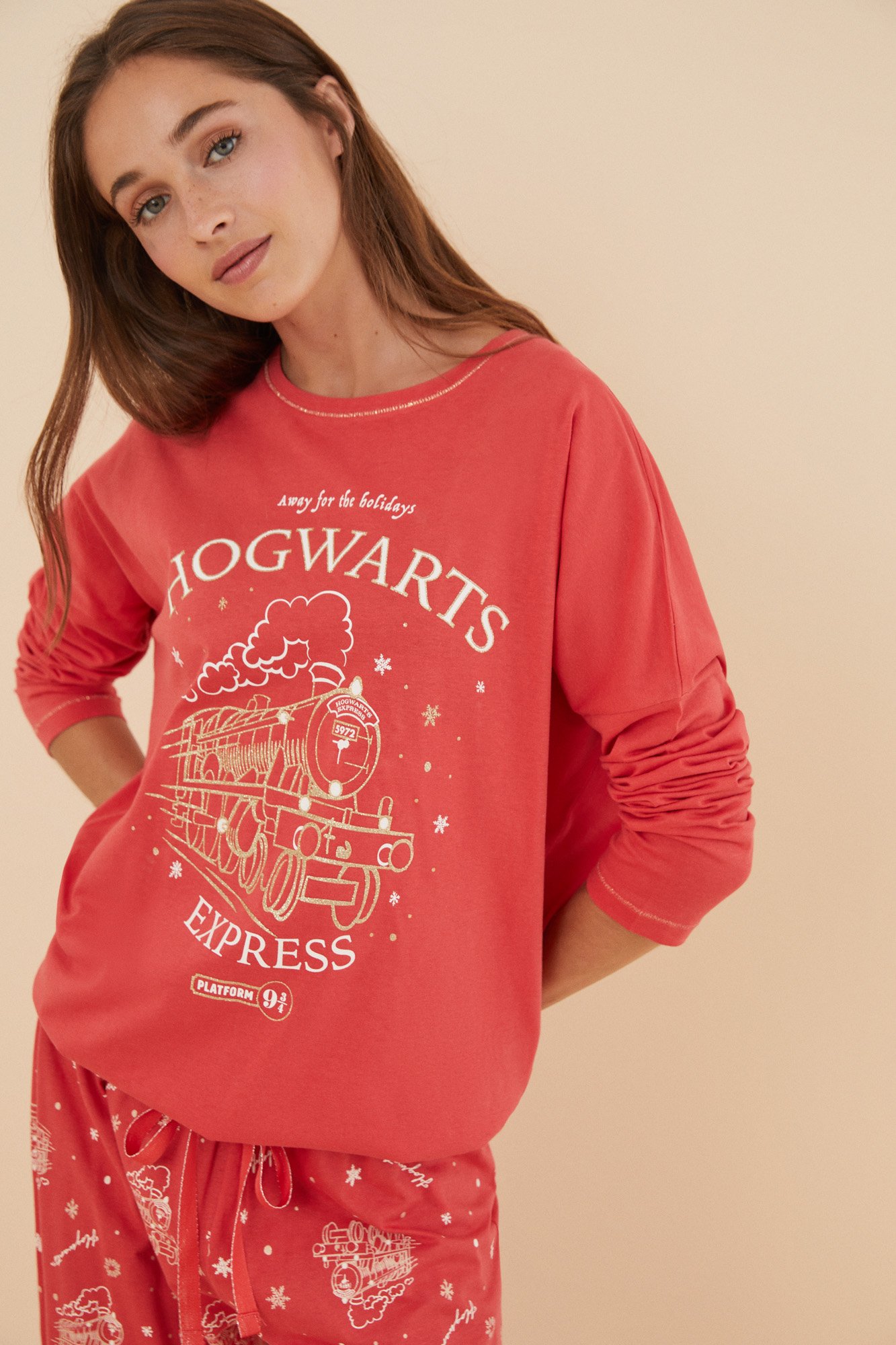 Pijama 100% algodón tren Harry Potter | Ropa de dormir de mujer y homewear | WomenSecret
