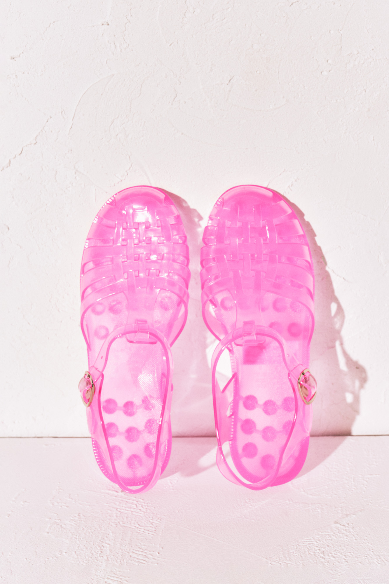 Women'secret Sandalias cangrejeras jelly rosa