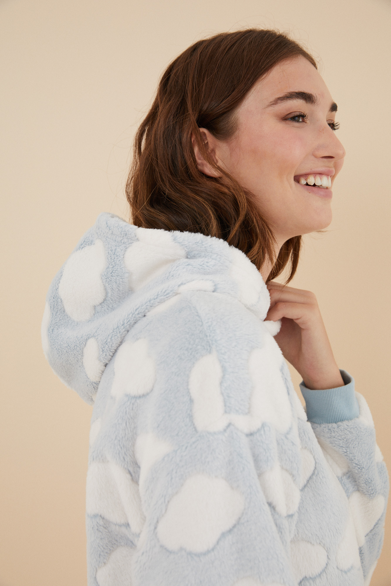 Dressing Gown Homewear Mujer Primark Sudadera Pelo Blanco