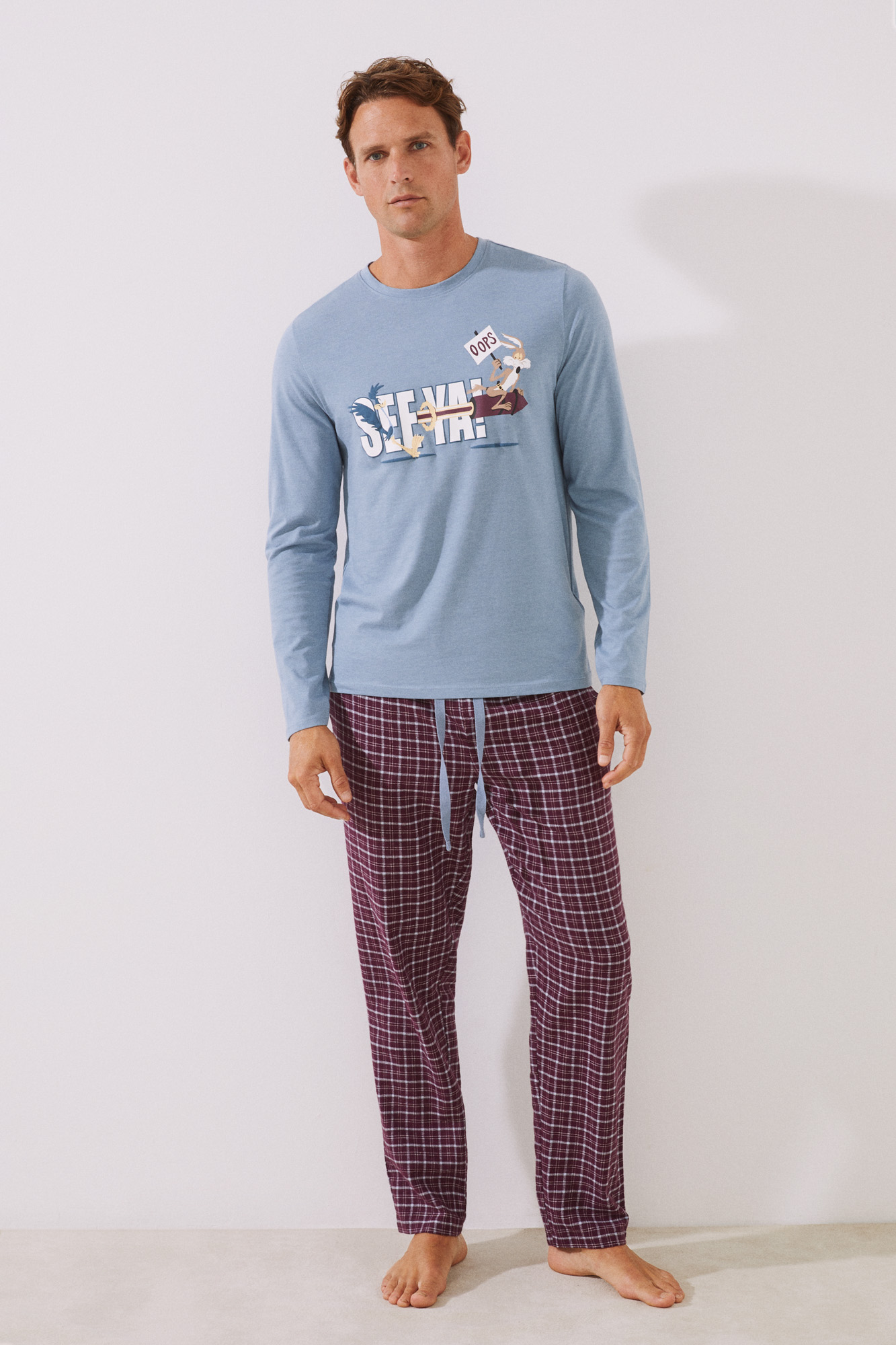 Pijama largo algodón Tunes
