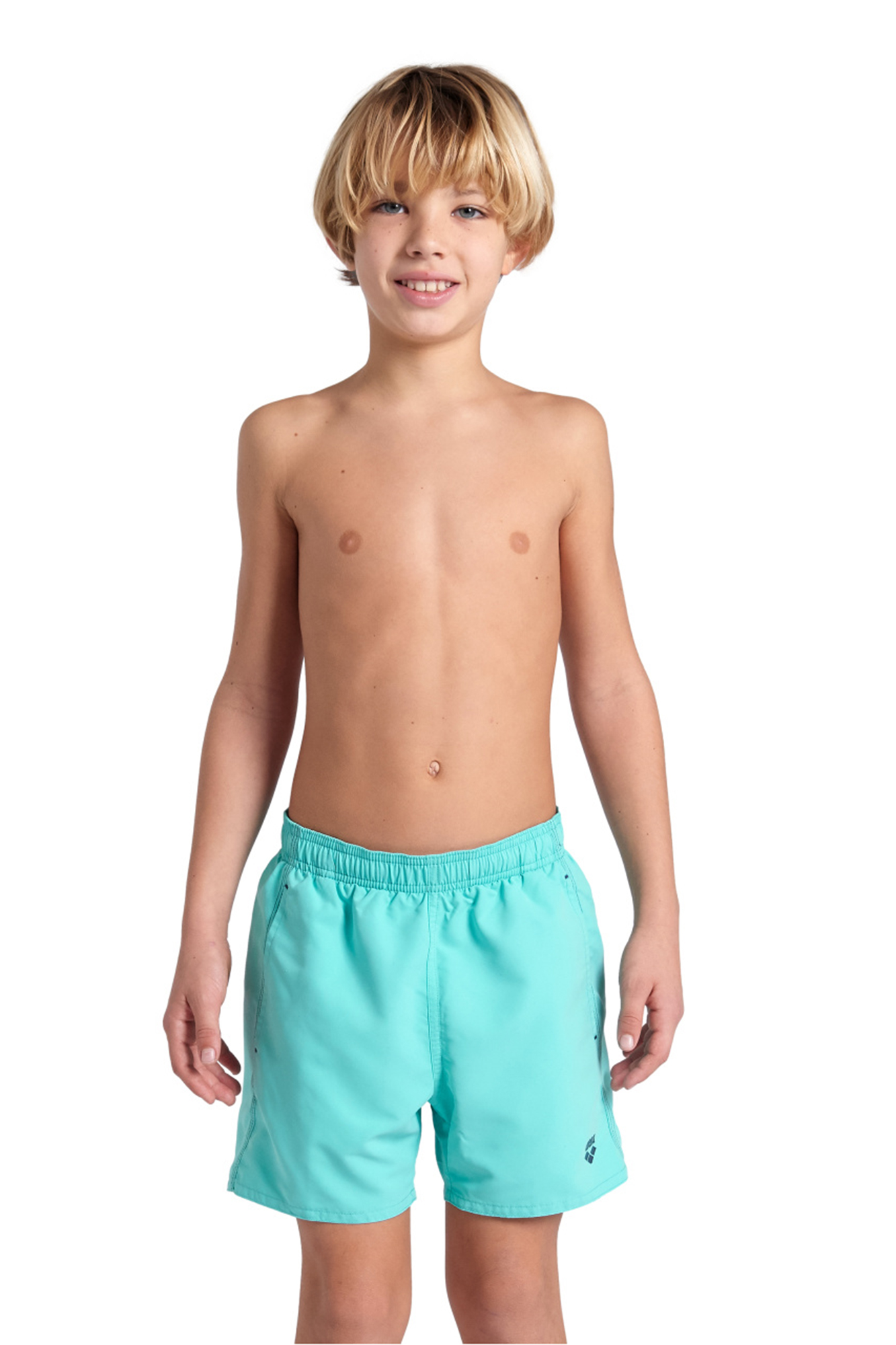 Arena Boys' Beach Short Logo R - Short De Plage Garçon, Matière Recyclée, Confortable
