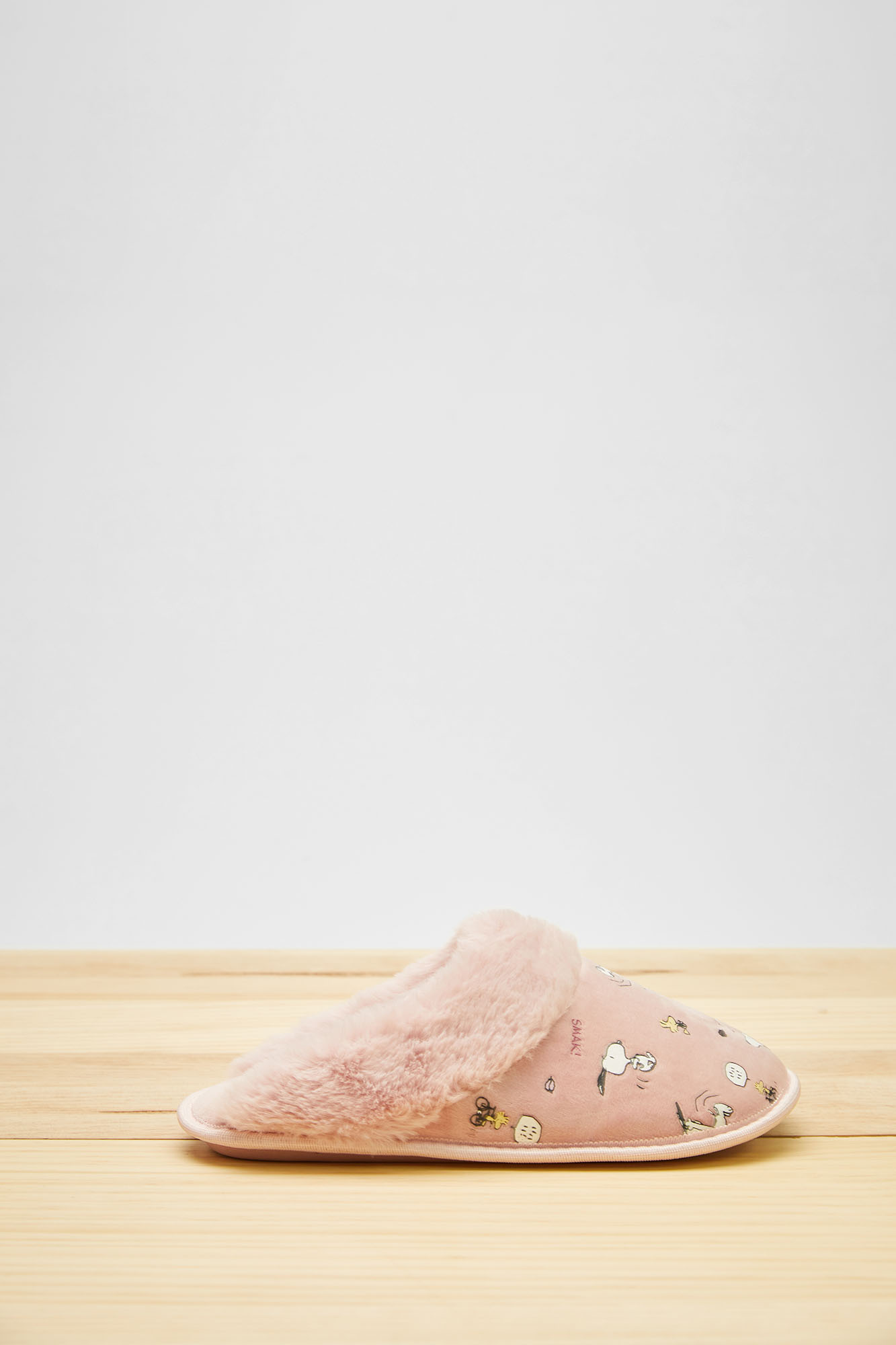 Zapatillas destalonadas Snoopy rosa | Zapatillas | Women'secret