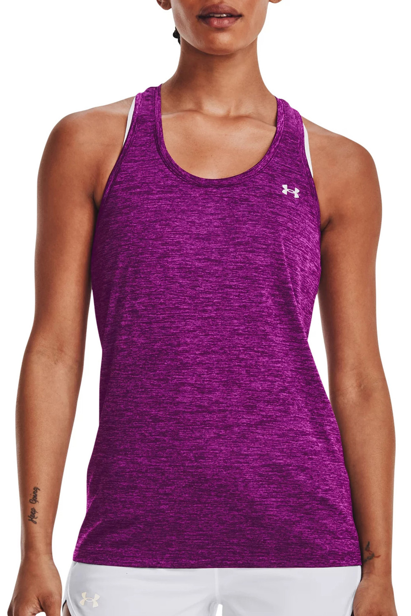 T-shirt Under Armour Twist Teck Rose pour femme