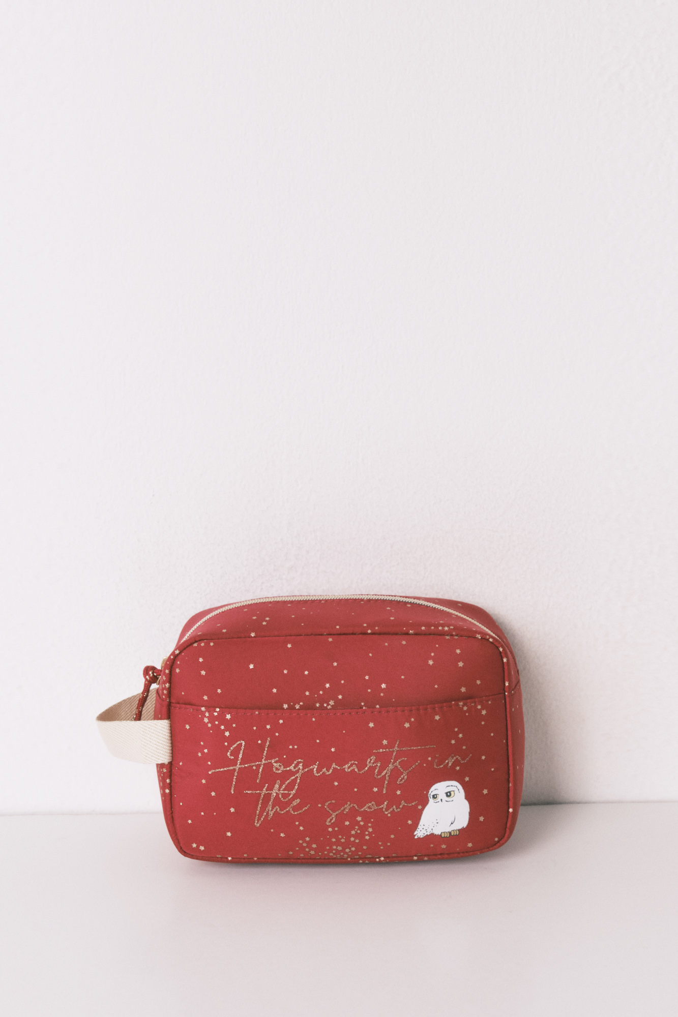 Harry Potter Schminktasche Für Damen – Marineblaues Kosmetiketui Mit Hogwarts Allover-Print