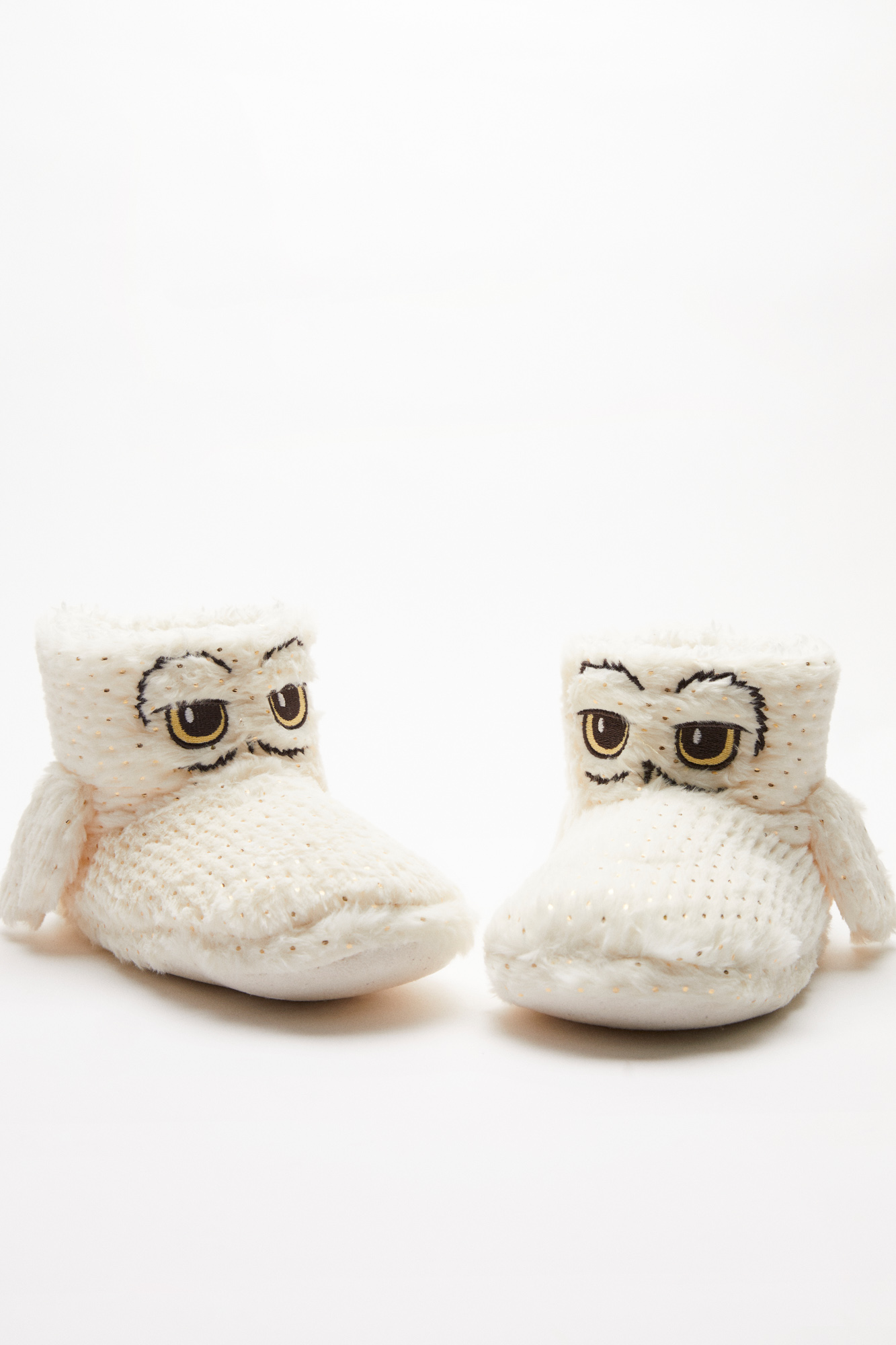 Botas marfil pelo 3D Hedwig | Zapatillas | Women'secret