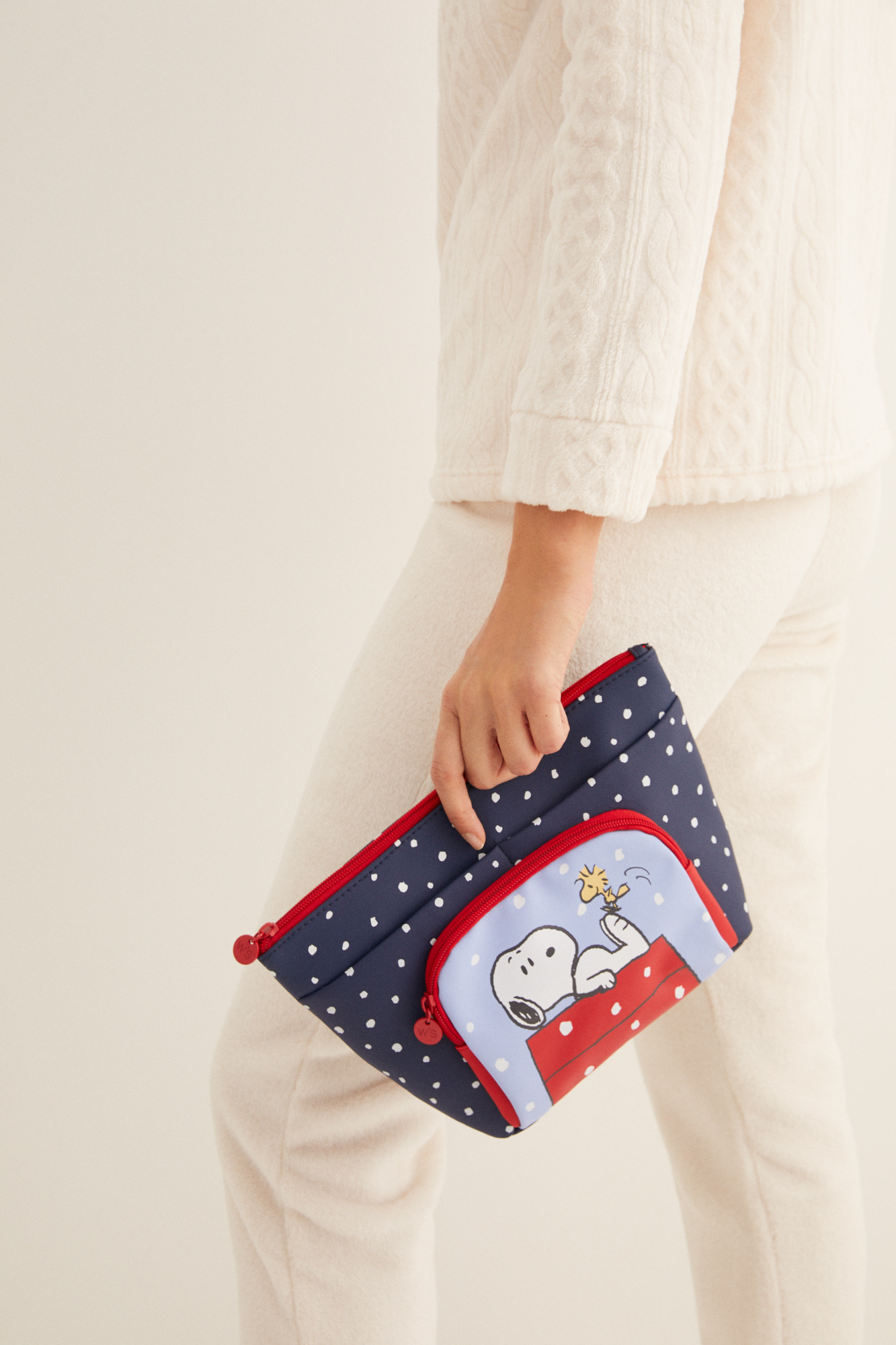 Neceser mediano Snoopy azul Neceseres Women